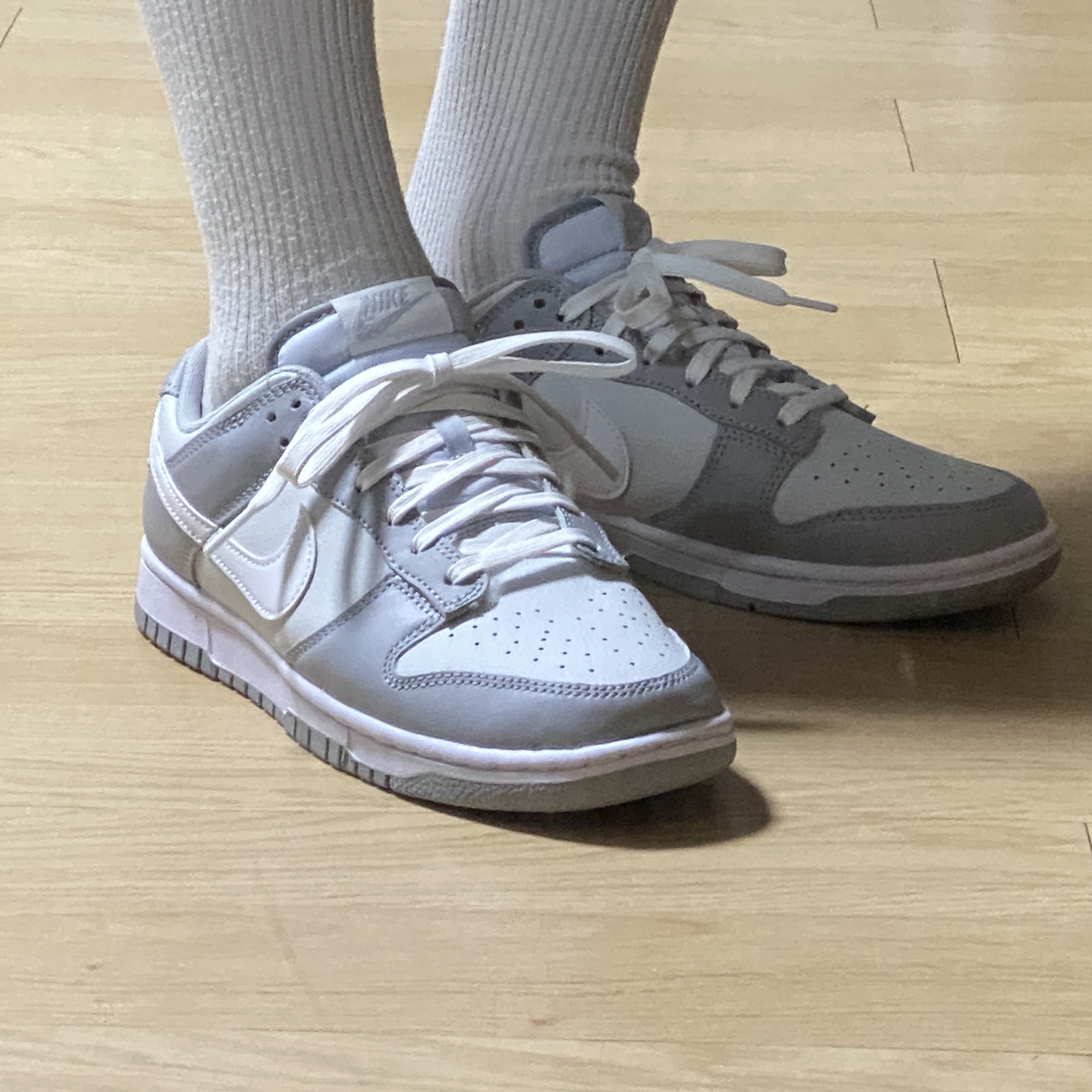 Nike Dunk Low Retro Wolf Grey 착용 스타일