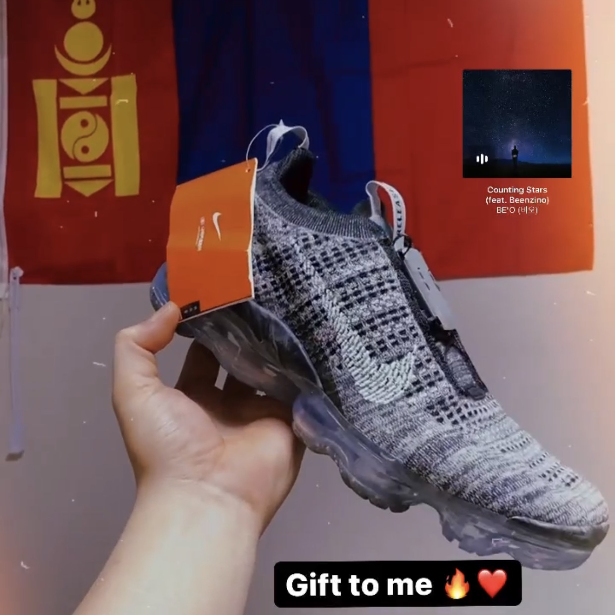 (W) Nike Air VaporMax 2020 Flyknit Black Dark Grey 착용 스타일