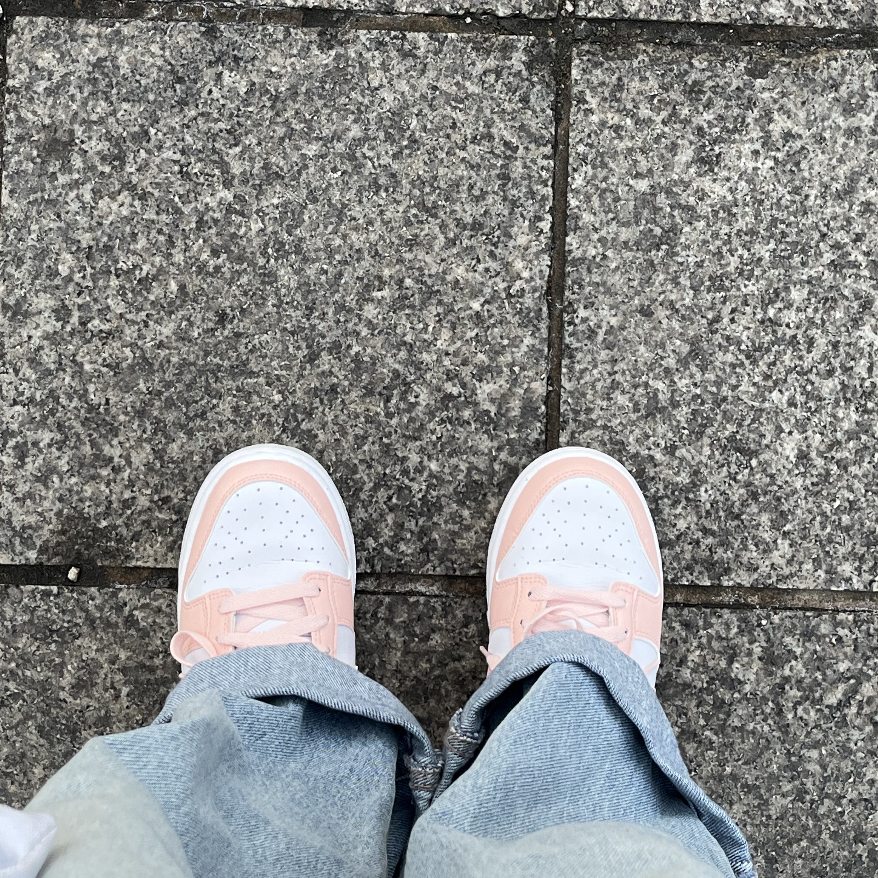 (W) Nike Dunk Low Next Nature Pale Coral 착용 스타일