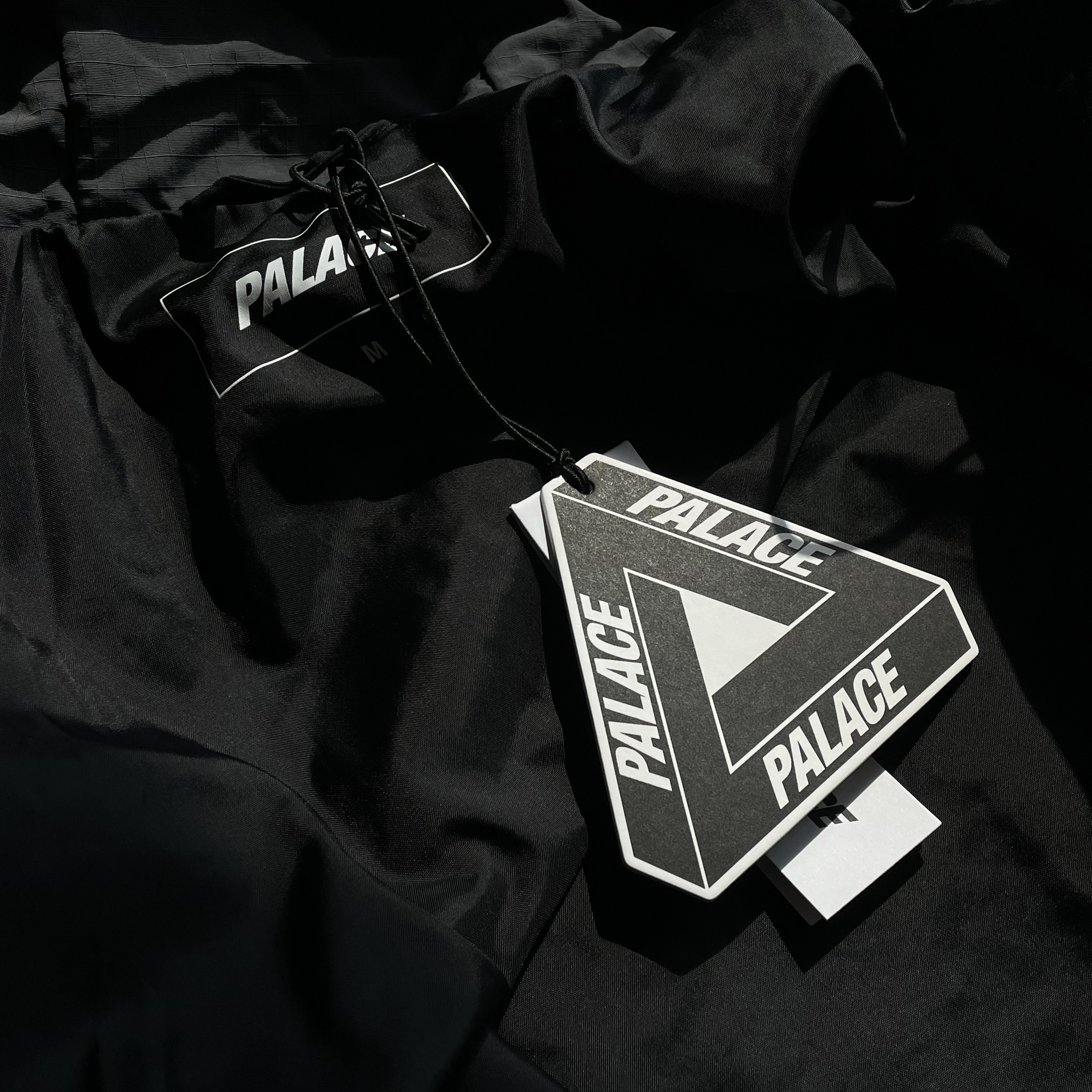 Palace Powder Jacket Black Grey - 22SS 착용 스타일 - 4