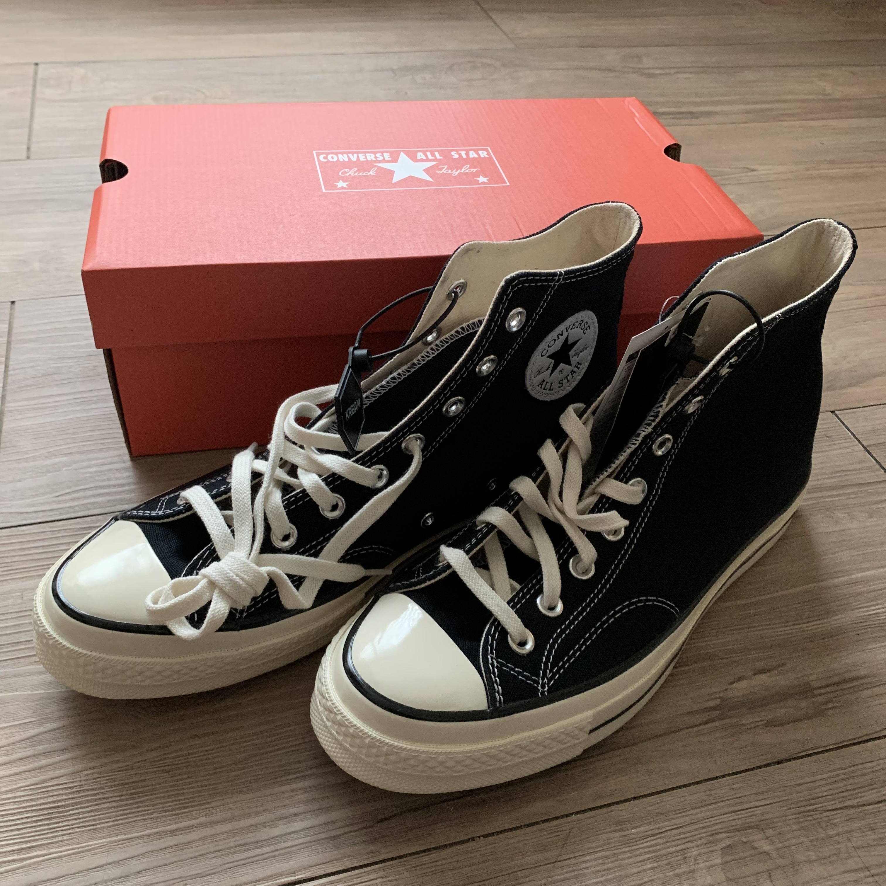 Converse Chuck 70 Hi Black 착용 스타일 - 2