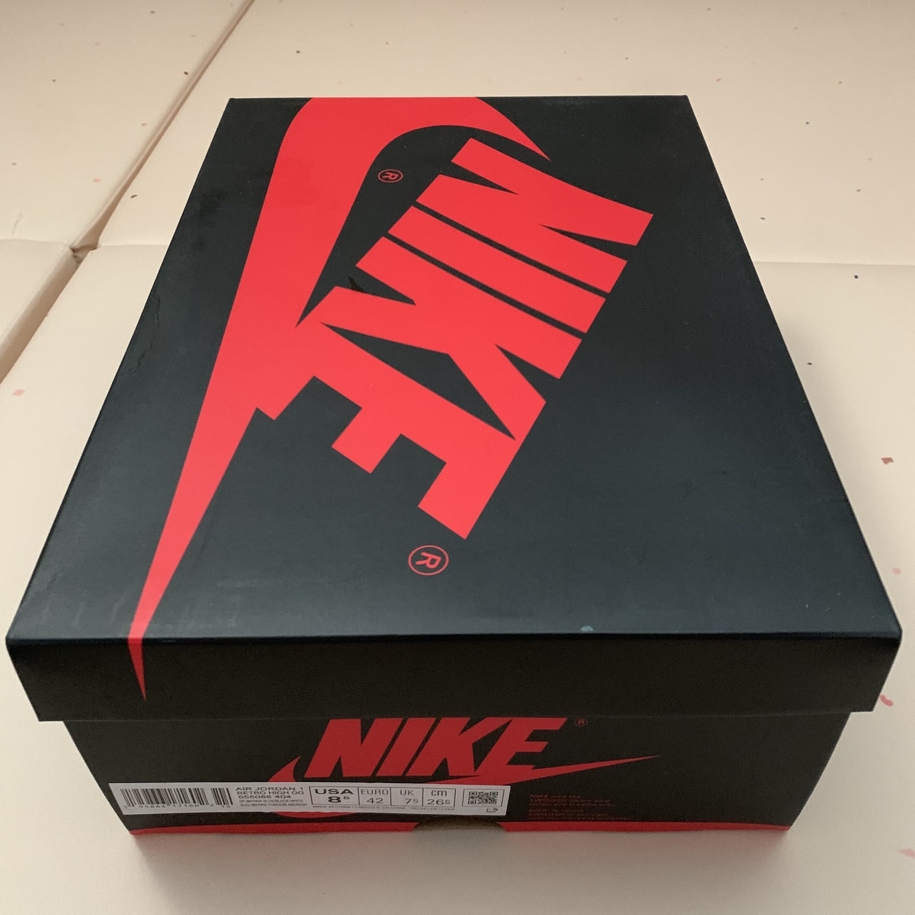 Jordan 1 Retro High OG Dark Marina Blue 착용 스타일 - 2