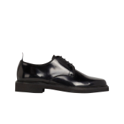 (W) Thom Browne Calf Leather Micro Sole Uniform Shoes Black