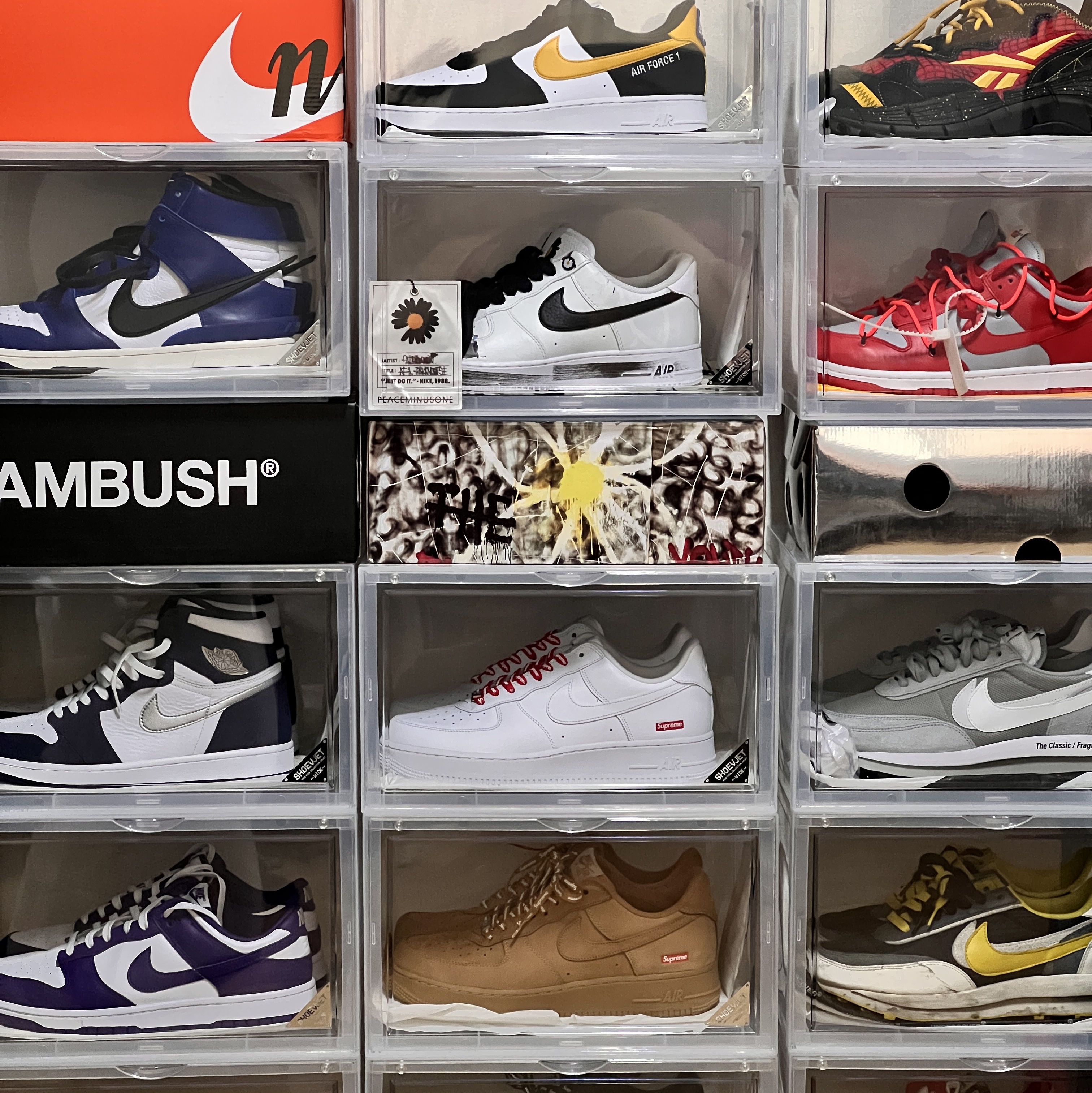 Nike x Ambush Dunk High Deep Royal Blue, Jordan 1 Retro High OG CO.JP Midnight Navy 착용 스타일