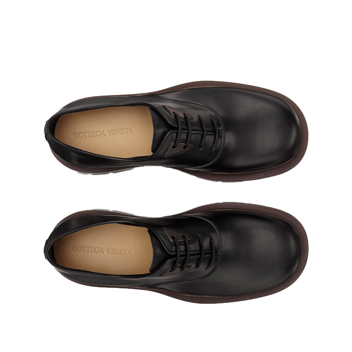보테가 베네타 타이어 레이스업 블랙 폰덴테(Bottega Veneta Tire Lace-Up Black Fondant) - 2