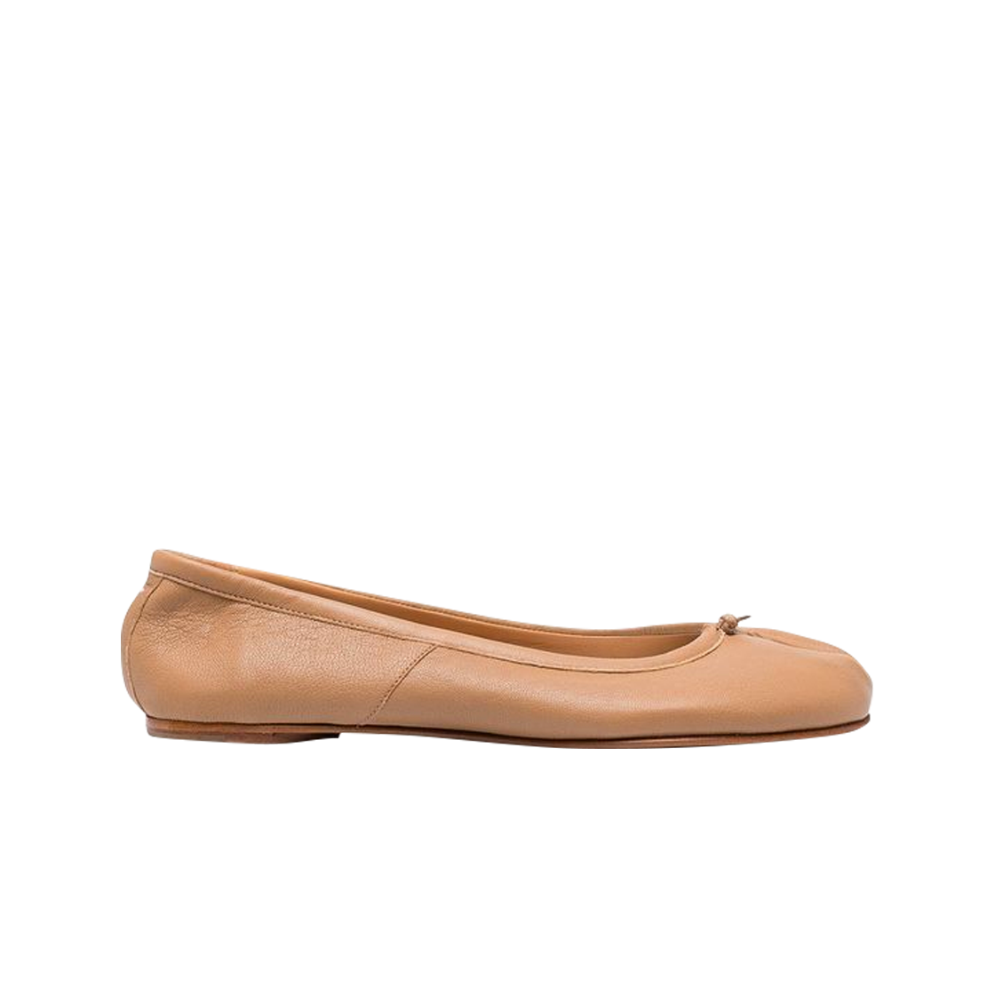 (W) 메종 마르지엘라 타비 발레 플랫 슈즈 카멜((W) Maison Margiela Tabi Ballet Flat Shoes Camel)