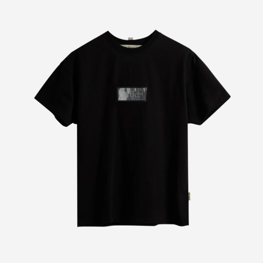 키스 x 어드바이저리 보드 크리스탈 홀로그래픽 클래식 로고 티셔츠 블랙