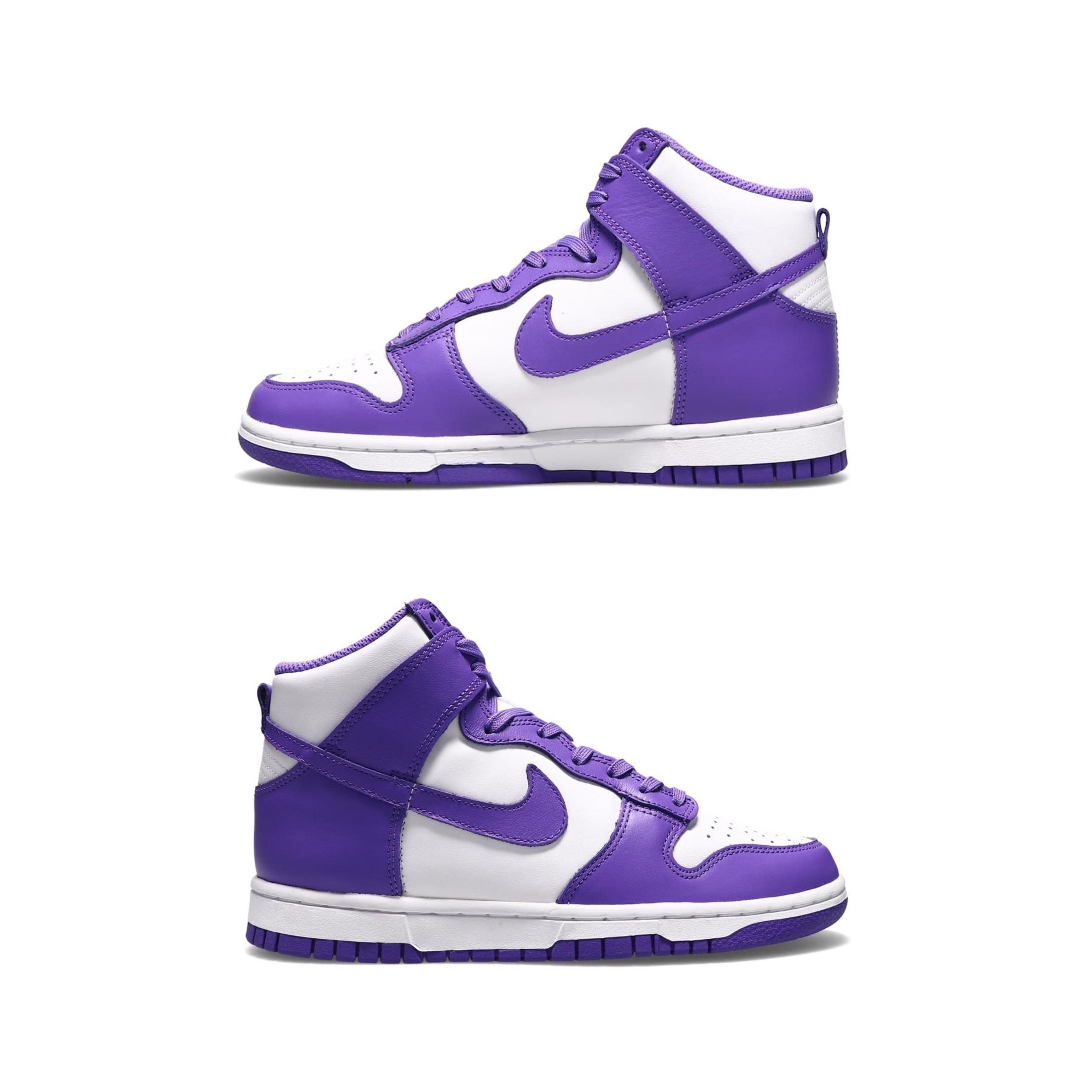 (W) Nike Dunk High Psychic Purple 착용 스타일 - 3
