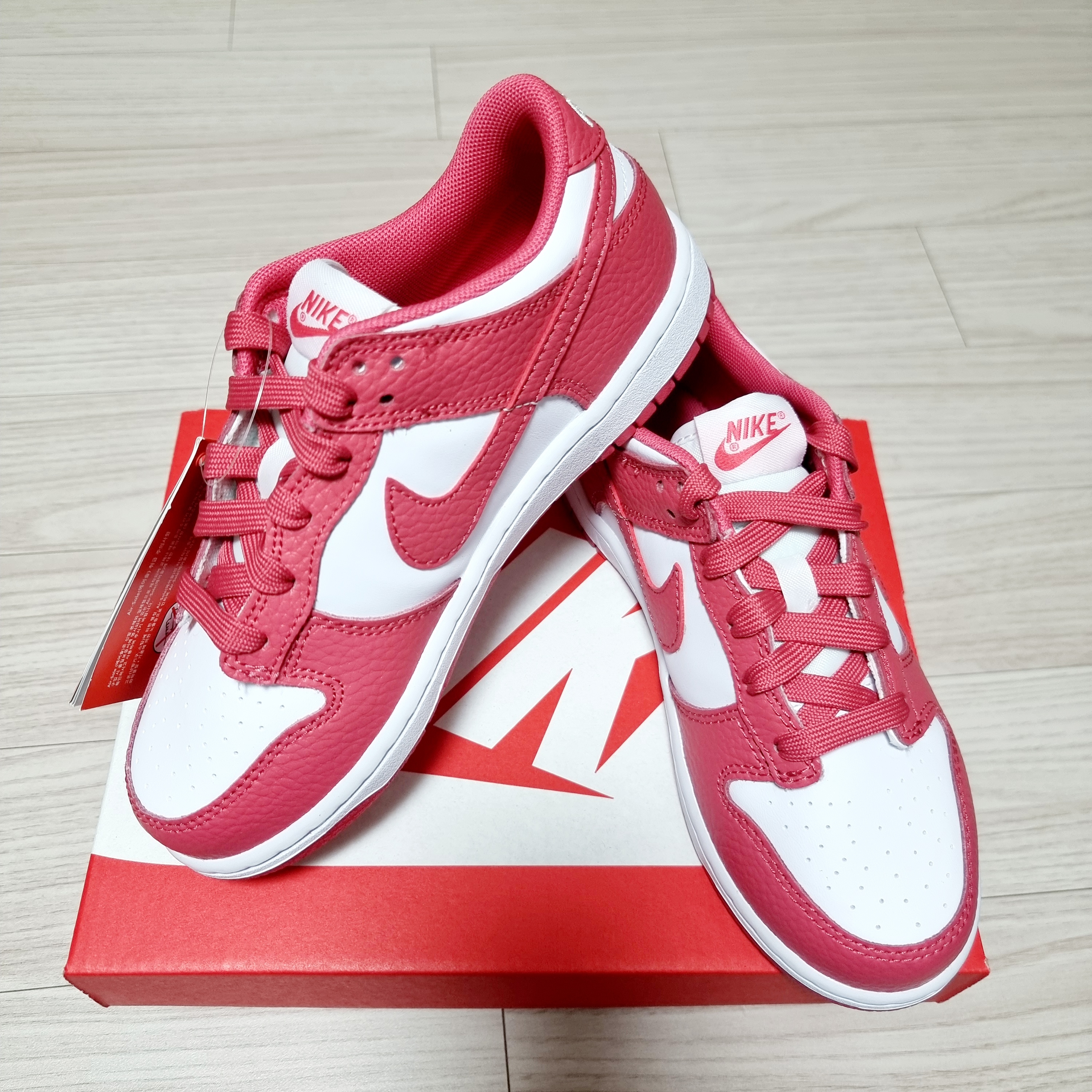 (PS) Nike Dunk Low Archeo Pink 착용 스타일