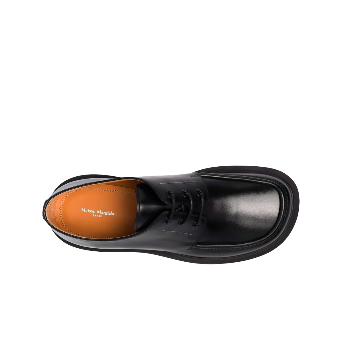메종 마르지엘라 레더 더비 슈즈 블랙(Maison Margiela Leather Derby Shoes Black) - 2