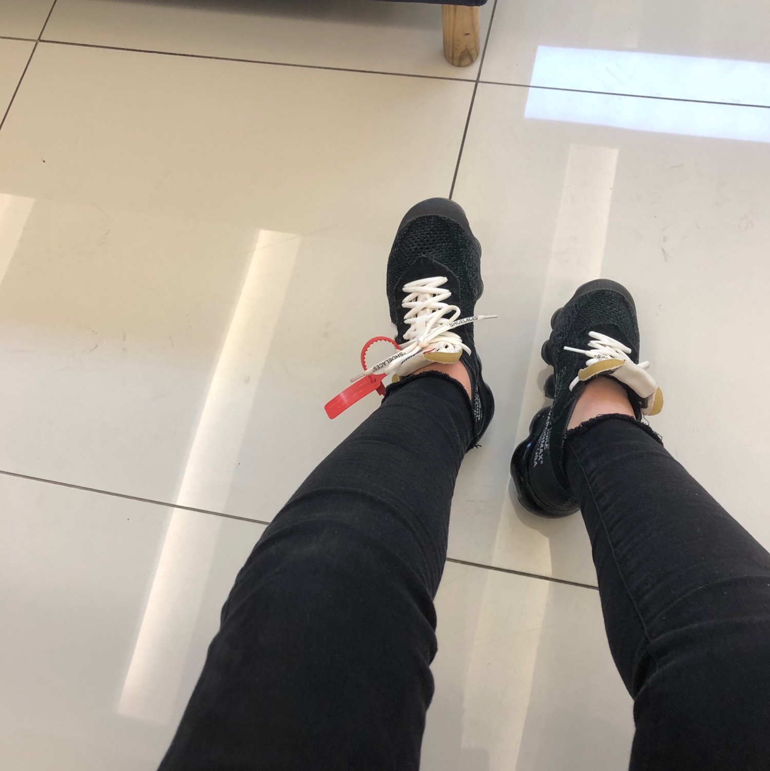 Nike x Off-White Air VaporMax OG Black The Ten 착용 스타일