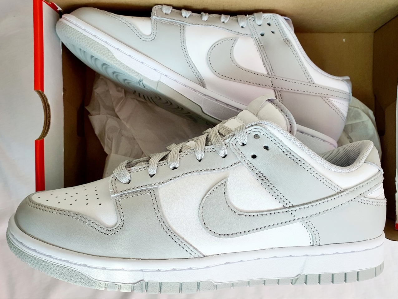 Nike Dunk Low Retro Grey Fog 착용 스타일