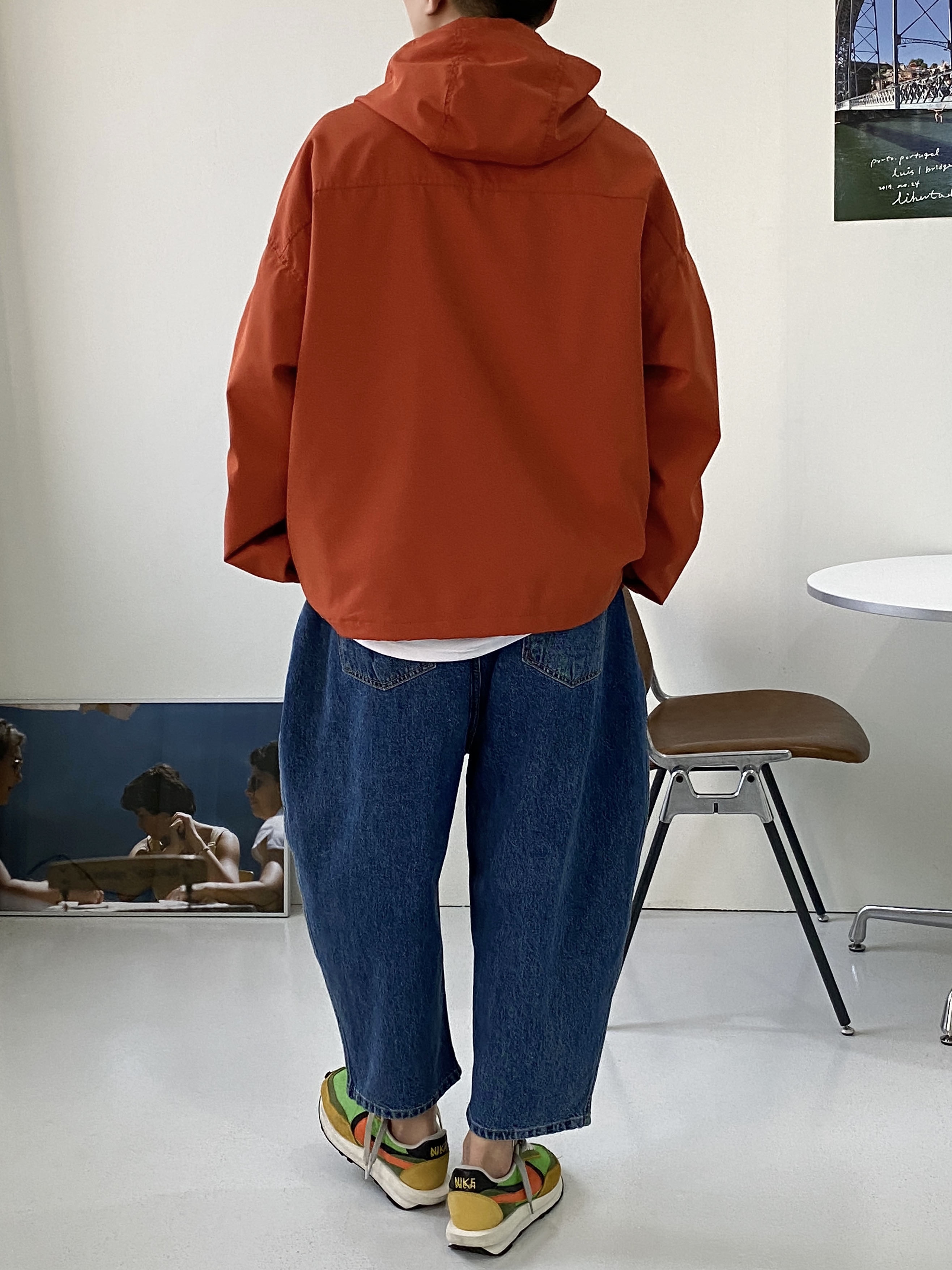 Nike x Sacai LDWaffle Green Multi 착용 스타일 - 3