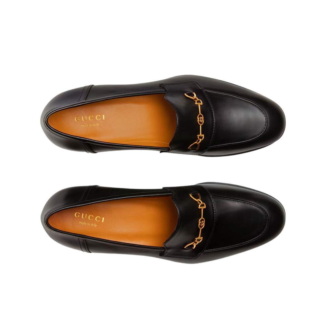 (W) 구찌 홀스빗 레더 로퍼 블랙((W) Gucci Horsebit Leather Loafers Black) - 2
