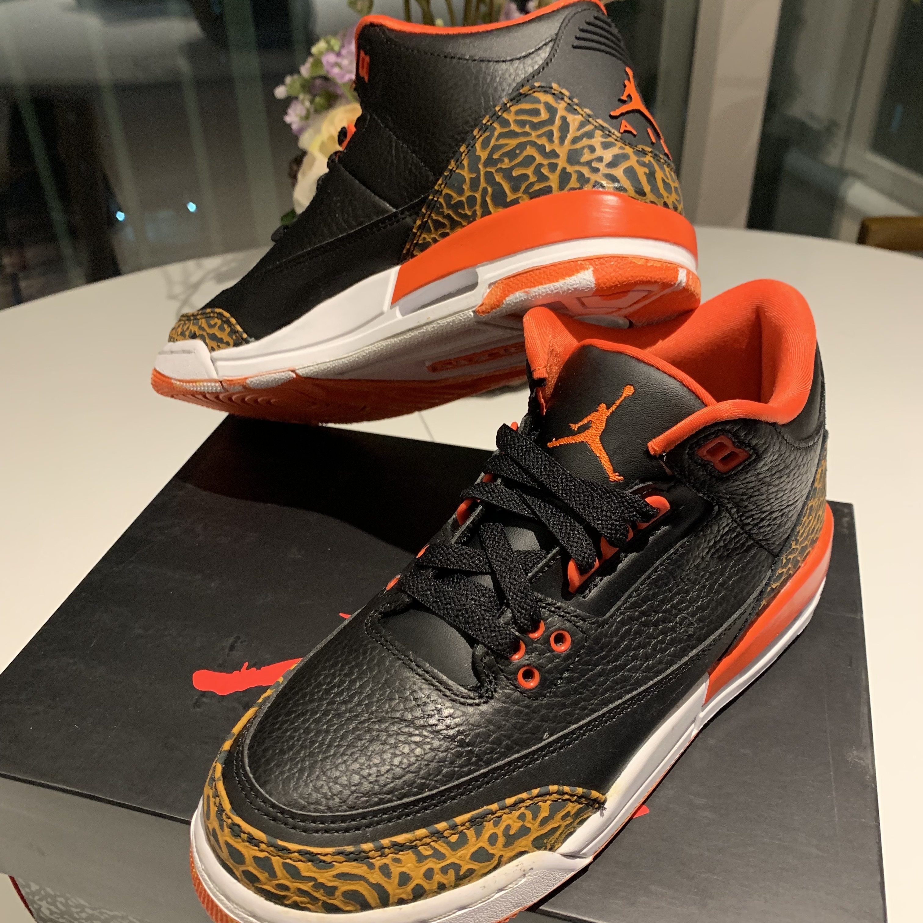 (GS) Jordan 3 Retro Kumquat 착용 스타일 - 3