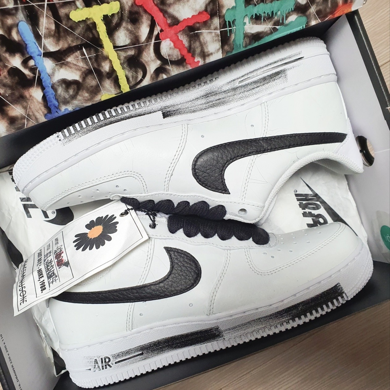 Nike x Peaceminusone Air Force 1 Low Para-Noise 2.0 착용 스타일