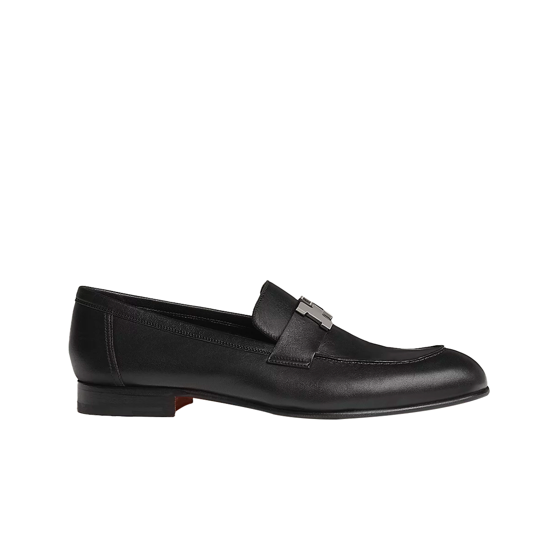 에르메스 파리 로퍼 고트스킨 & 팔라듐 하드웨어 누아(Hermes Paris Loafers Goatskin & Palladium Noir)