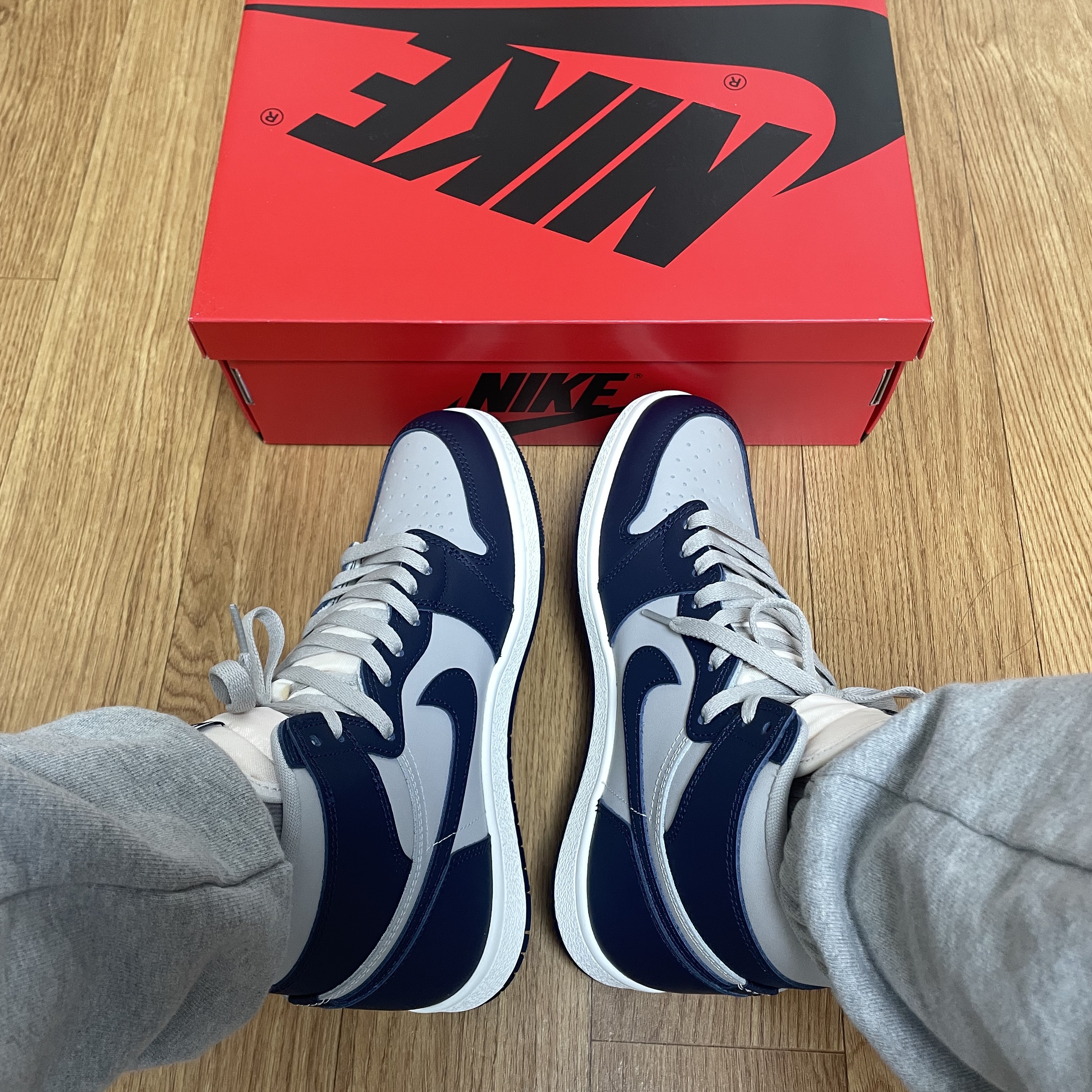 Jordan 1 High 85 College Navy 착용 스타일