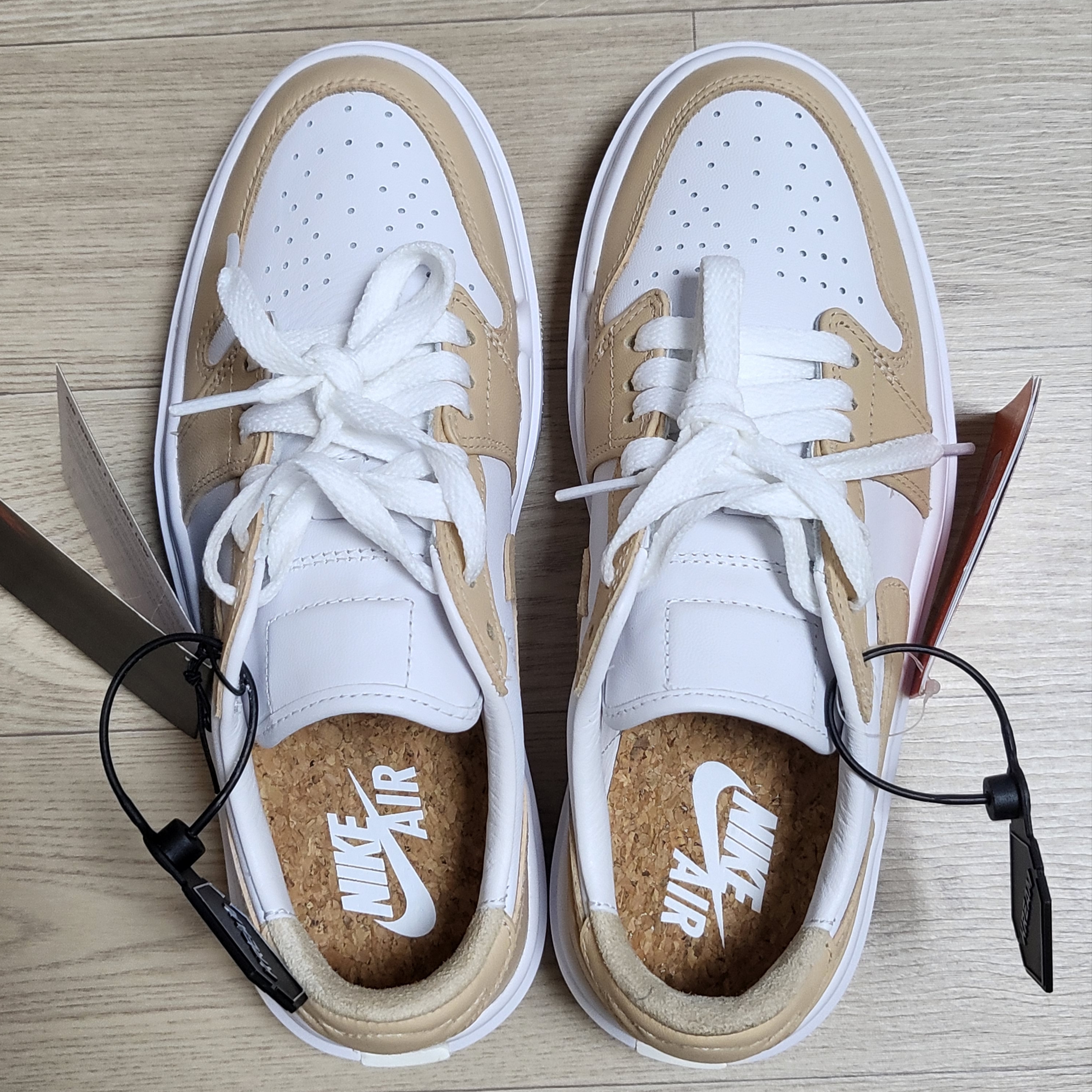 (W) Jordan 1 Elevate Low White Onyx 착용 스타일 - 2