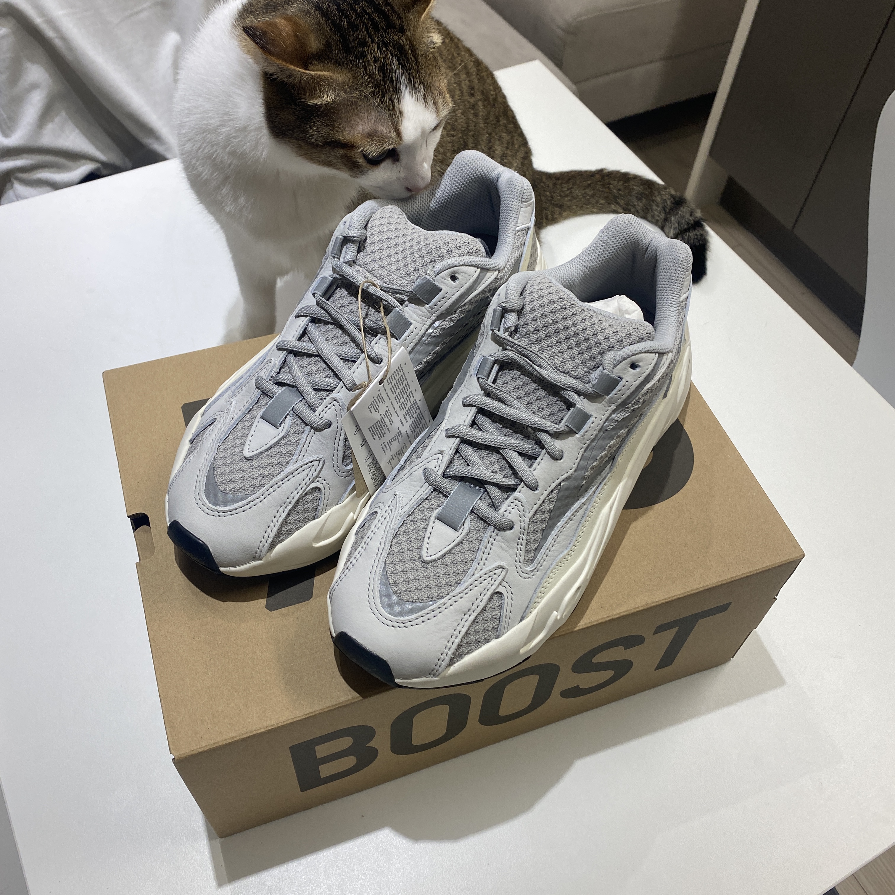 Adidas Yeezy Boost 700 V2 Static 2022 착용 스타일 - 1