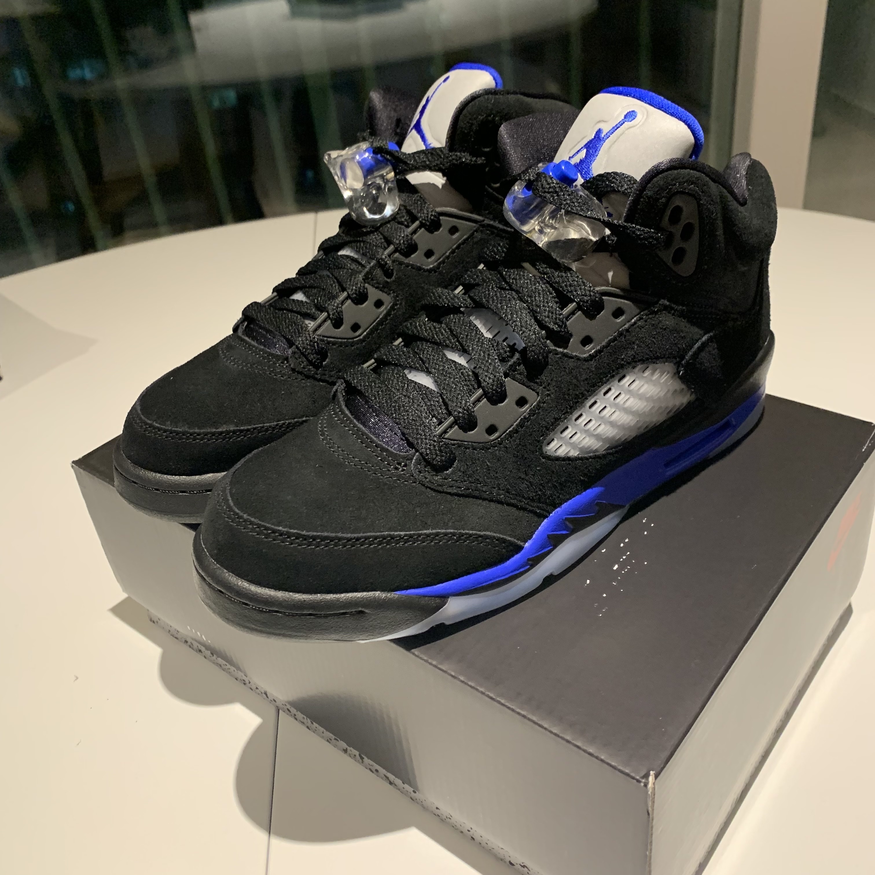 (GS) Jordan 5 Retro Racer Blue 착용 스타일 - 3