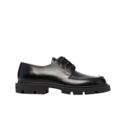 Maison Margiela Leather Derby Shoes Black