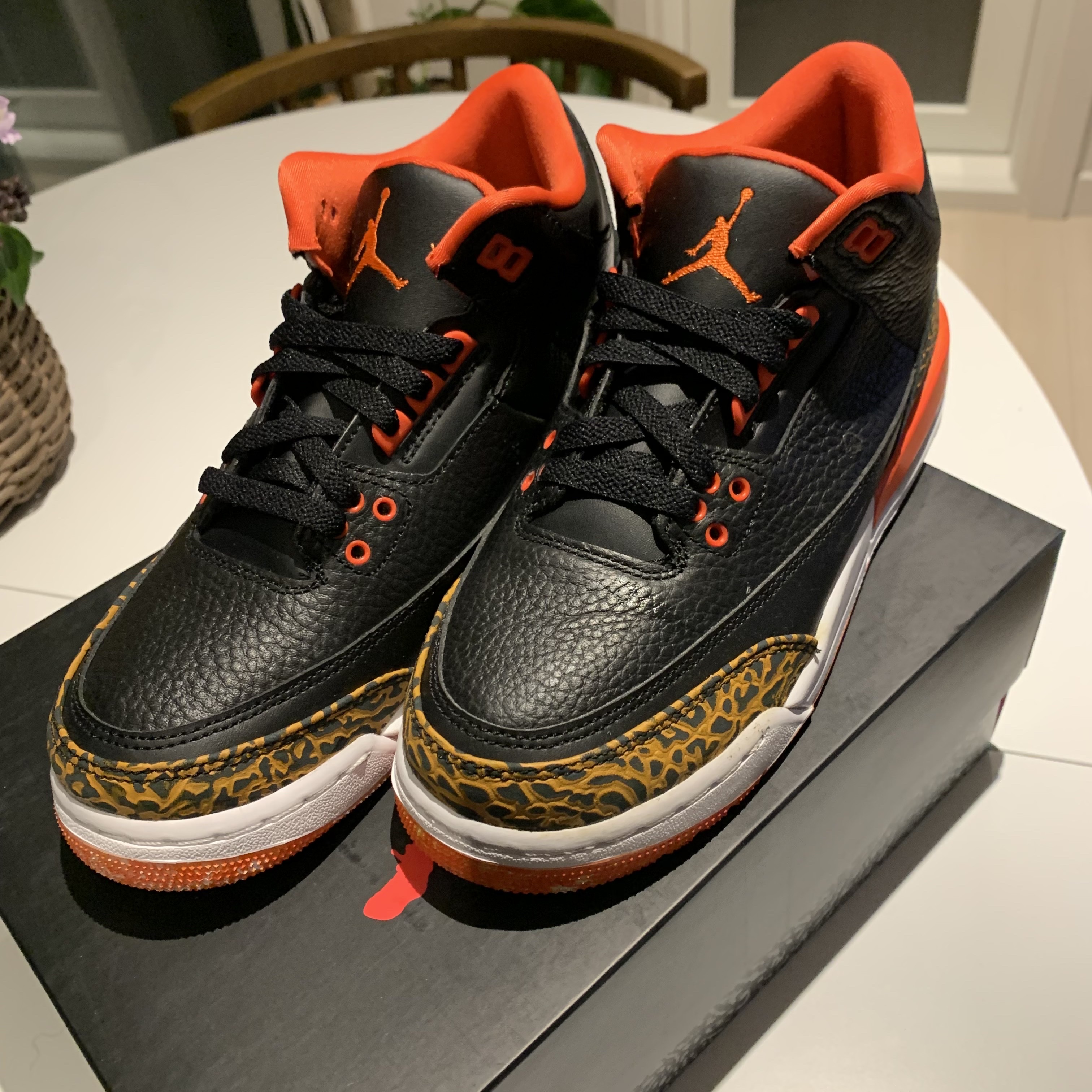 (GS) Jordan 3 Retro Kumquat 착용 스타일 - 1