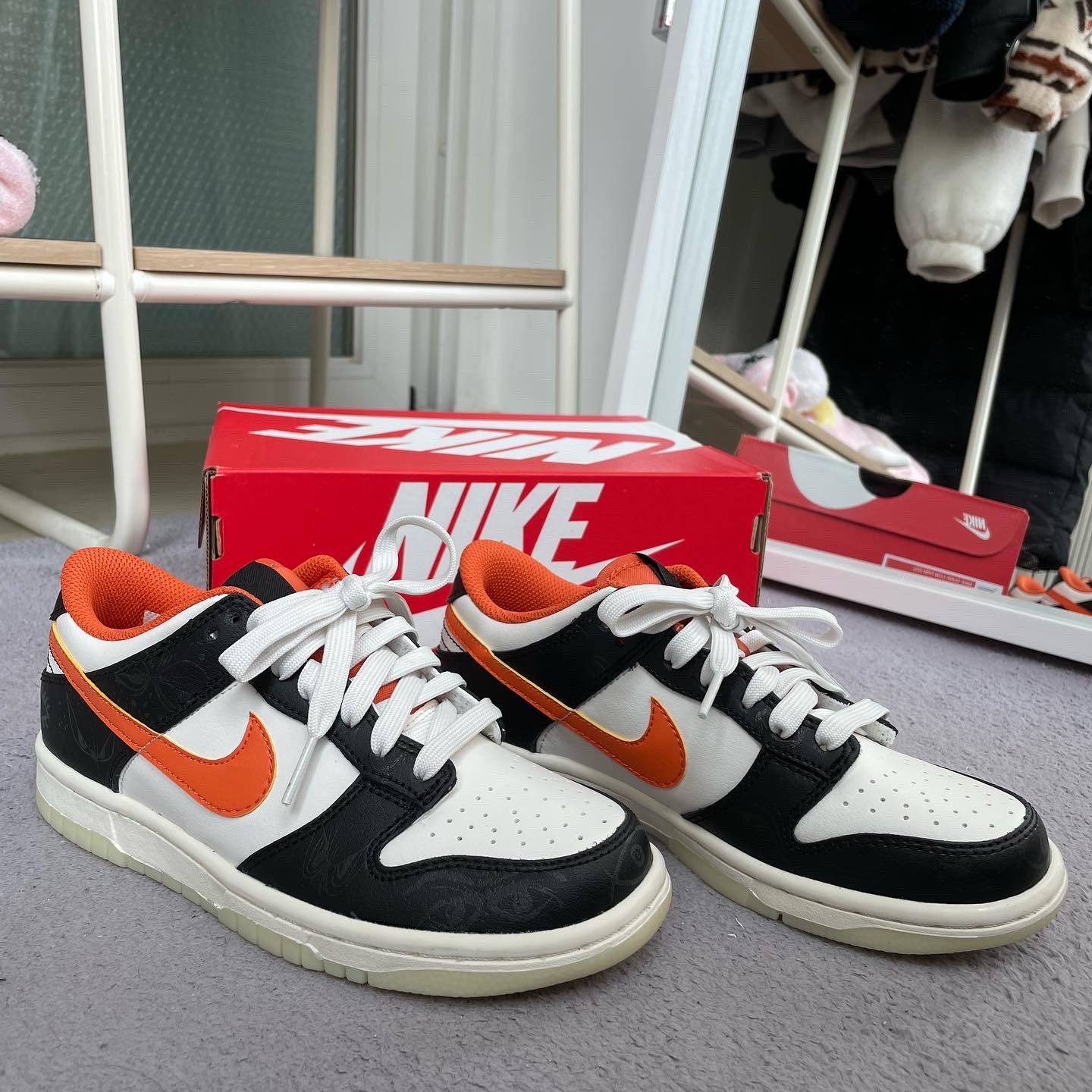 (GS) Nike Dunk Low PRM Halloween 착용 스타일 - 1