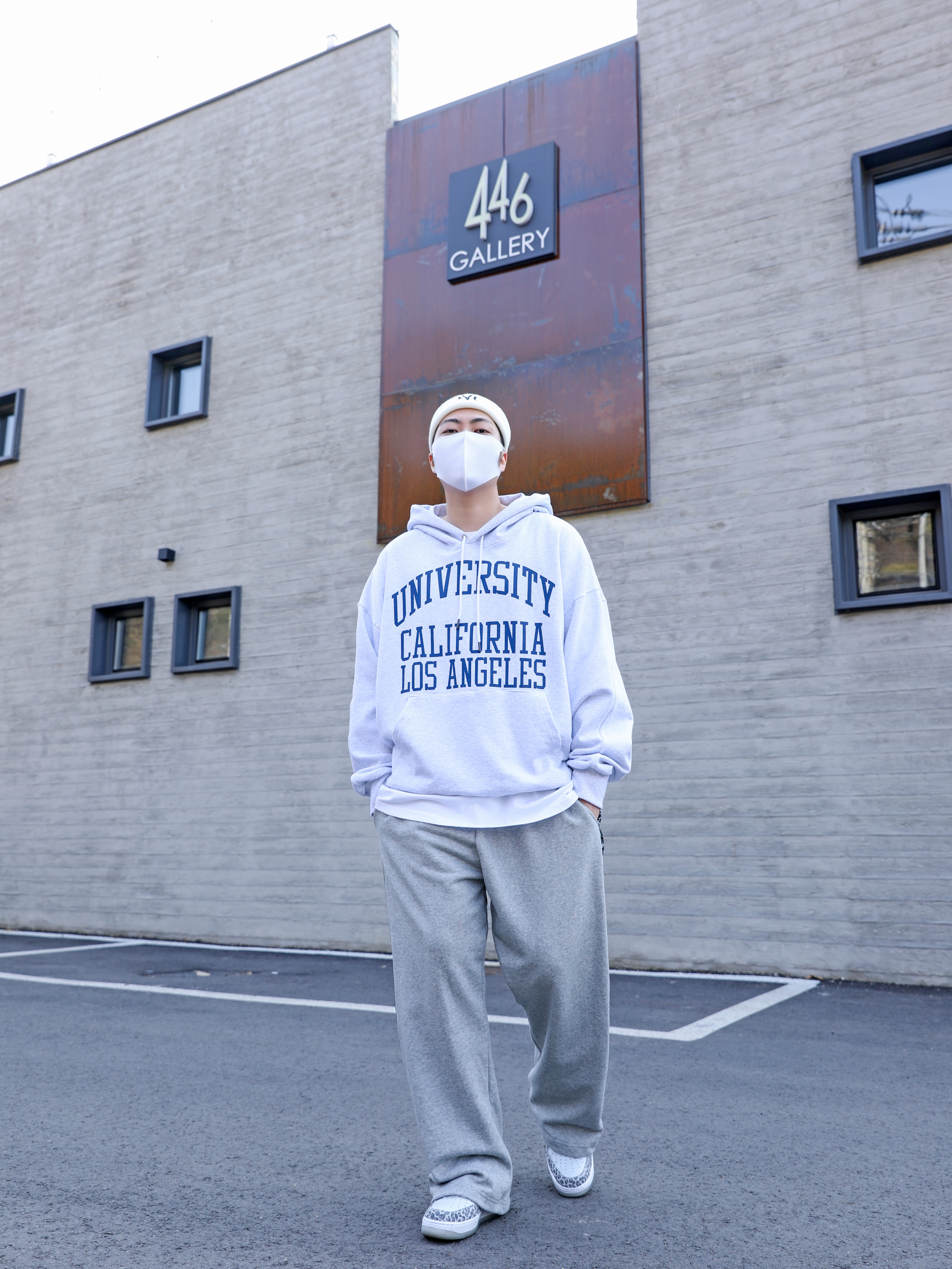 Nike Air Force 1 '07 PRM Pure Platinum 착용 스타일 - 2