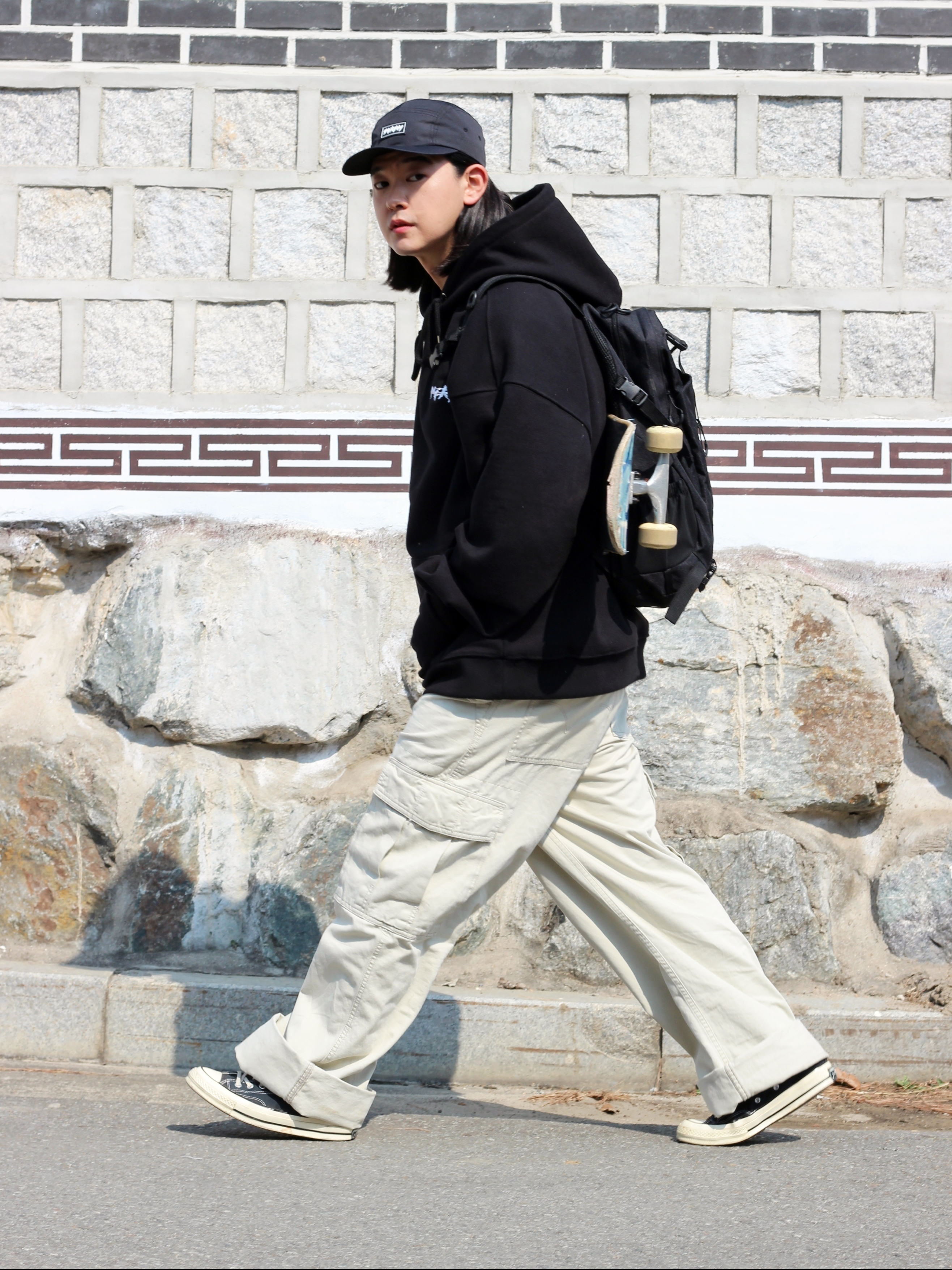 Converse Chuck 70 Ox Black - Standard 착용 스타일 - 1