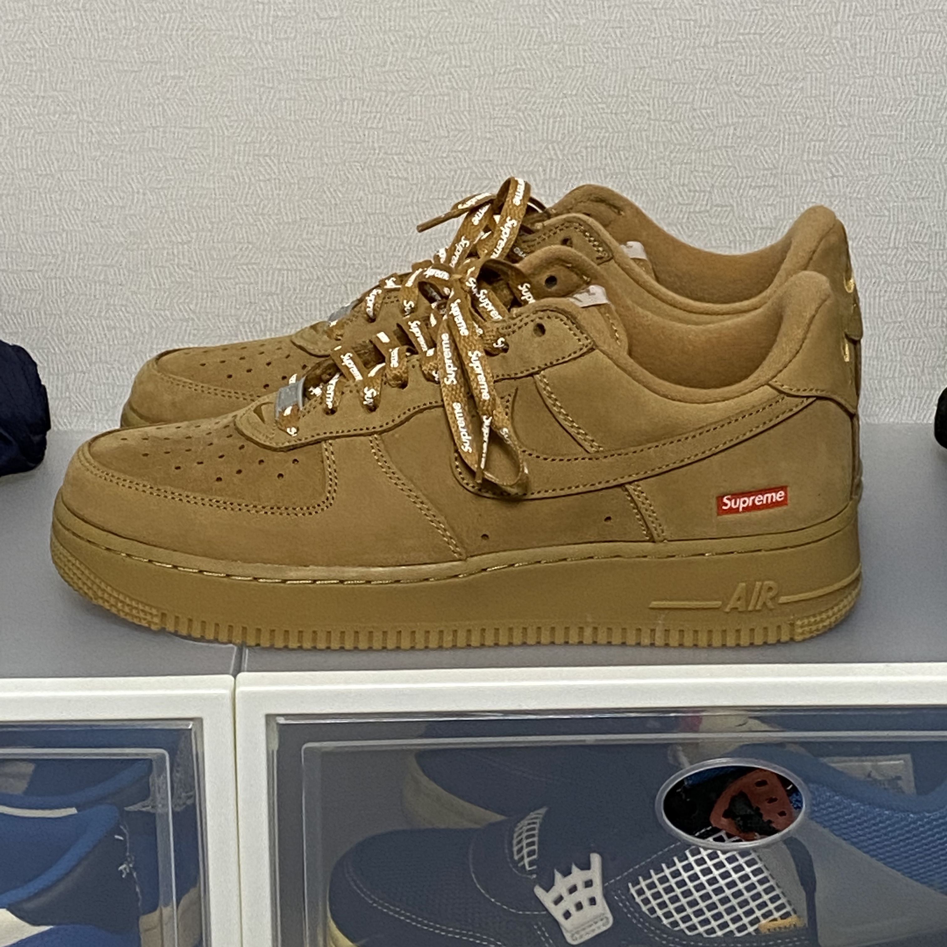 Nike x Supreme Air Force 1 Low Flax 착용 스타일 - 2
