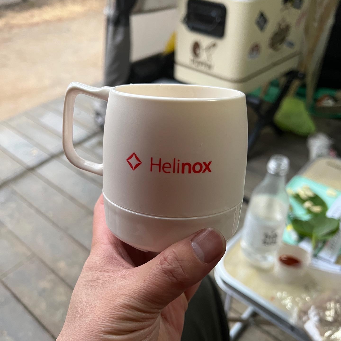Helinox x Nike SNKRS 4th Anniversry Dinex Mug 착용 스타일 - 2