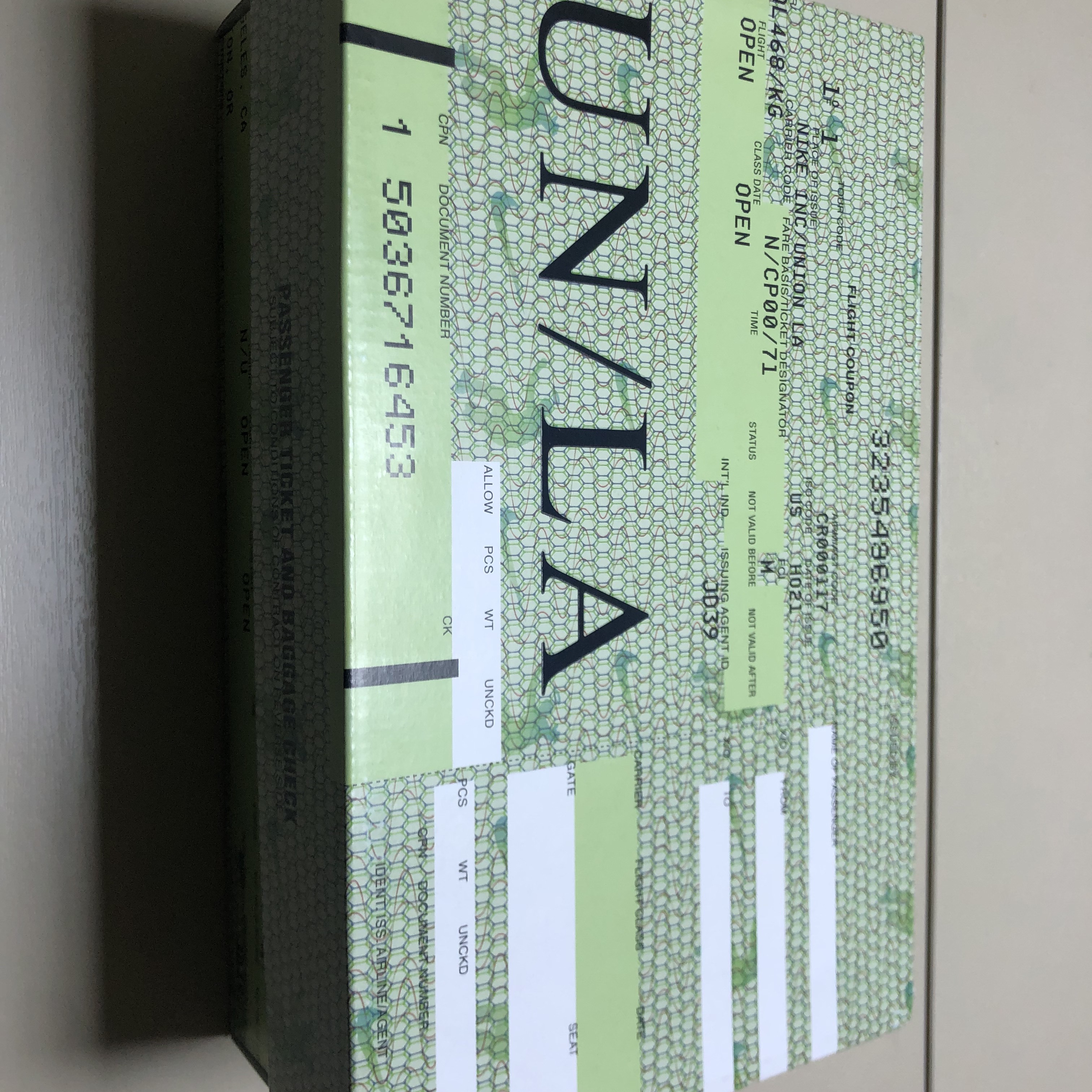 Nike x Union Dunk Low Passport Pack Pistachio 착용 스타일 - 1