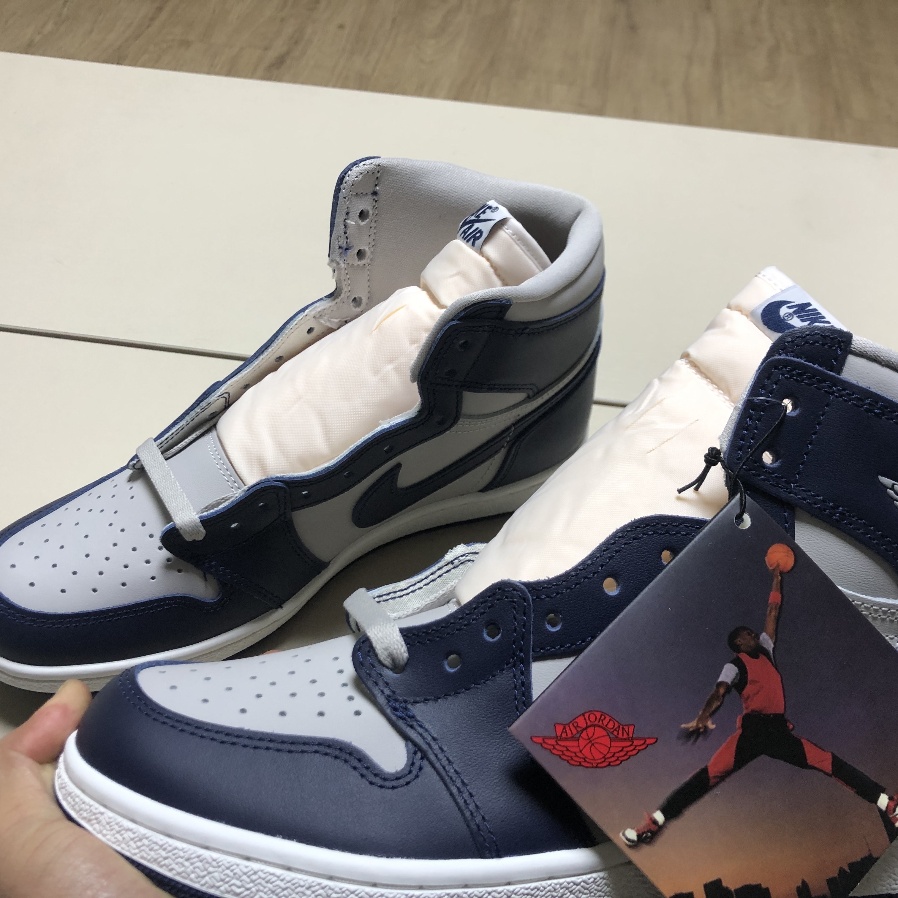 Jordan 1 High 85 College Navy 착용 스타일 - 2