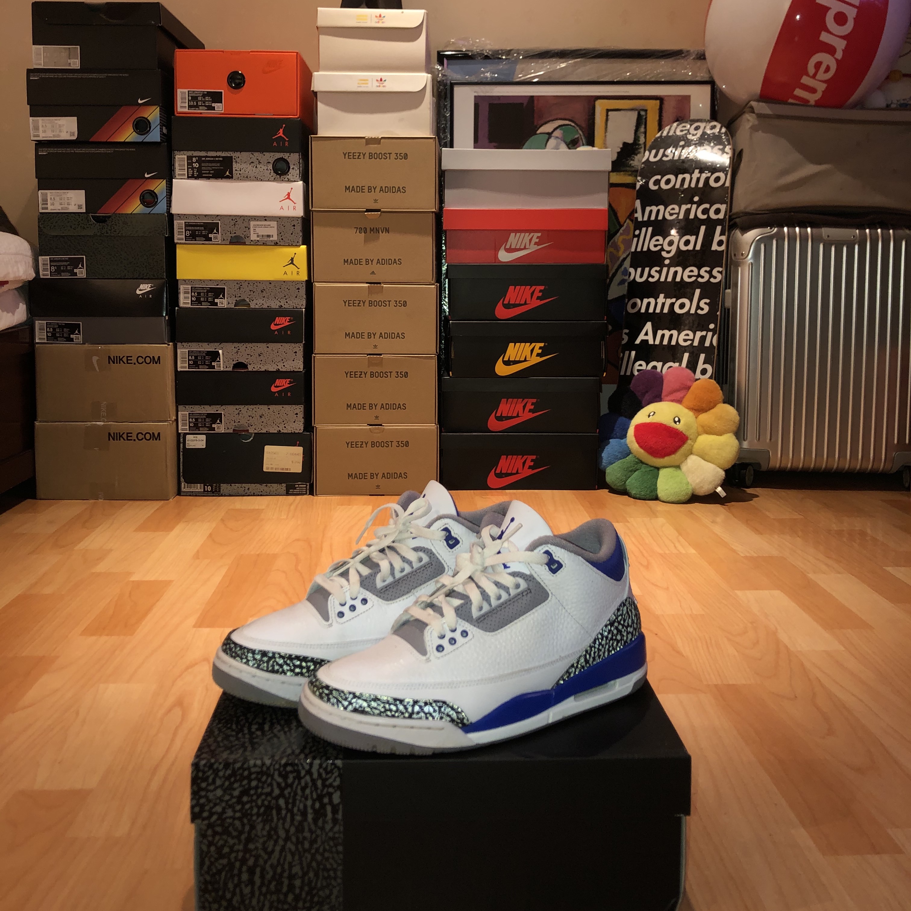 Jordan 3 Retro Racer Blue 착용 스타일