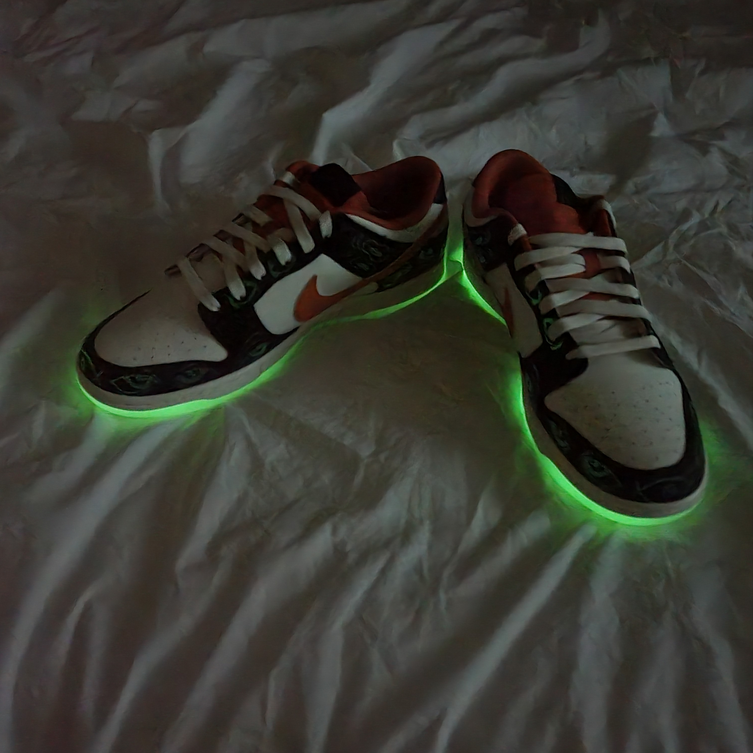 Nike Dunk Low Retro PRM Halloween 착용 스타일 - 1