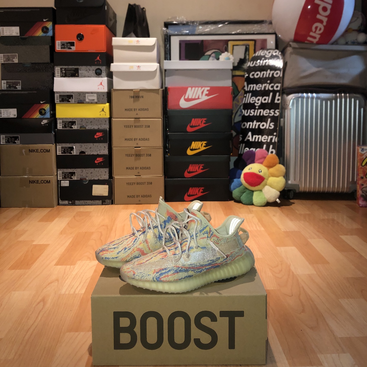 Adidas Yeezy Boost 350 V2 MX Oat 착용 스타일
