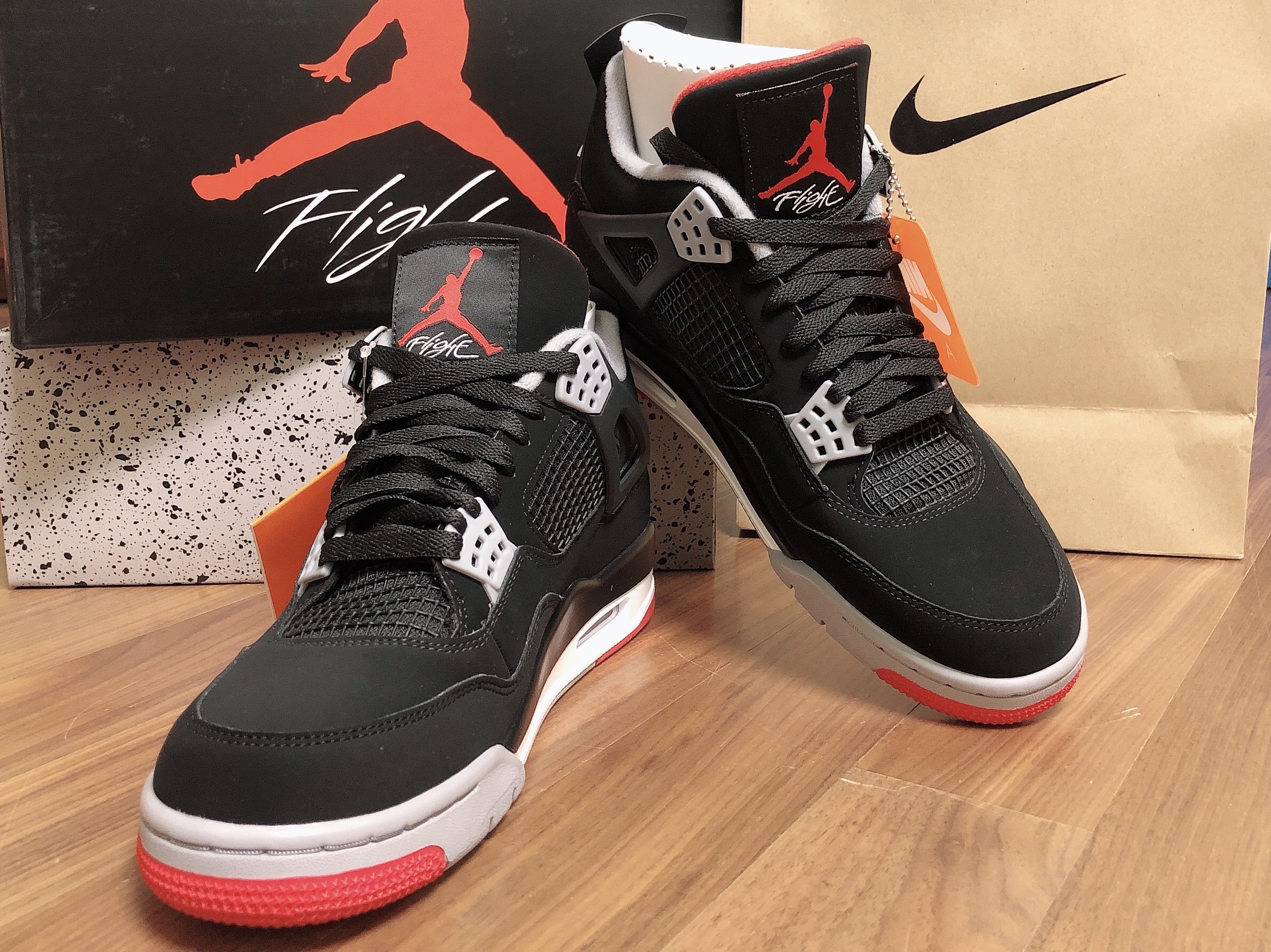 Jordan 4 Retro Bred 2019 착용 스타일