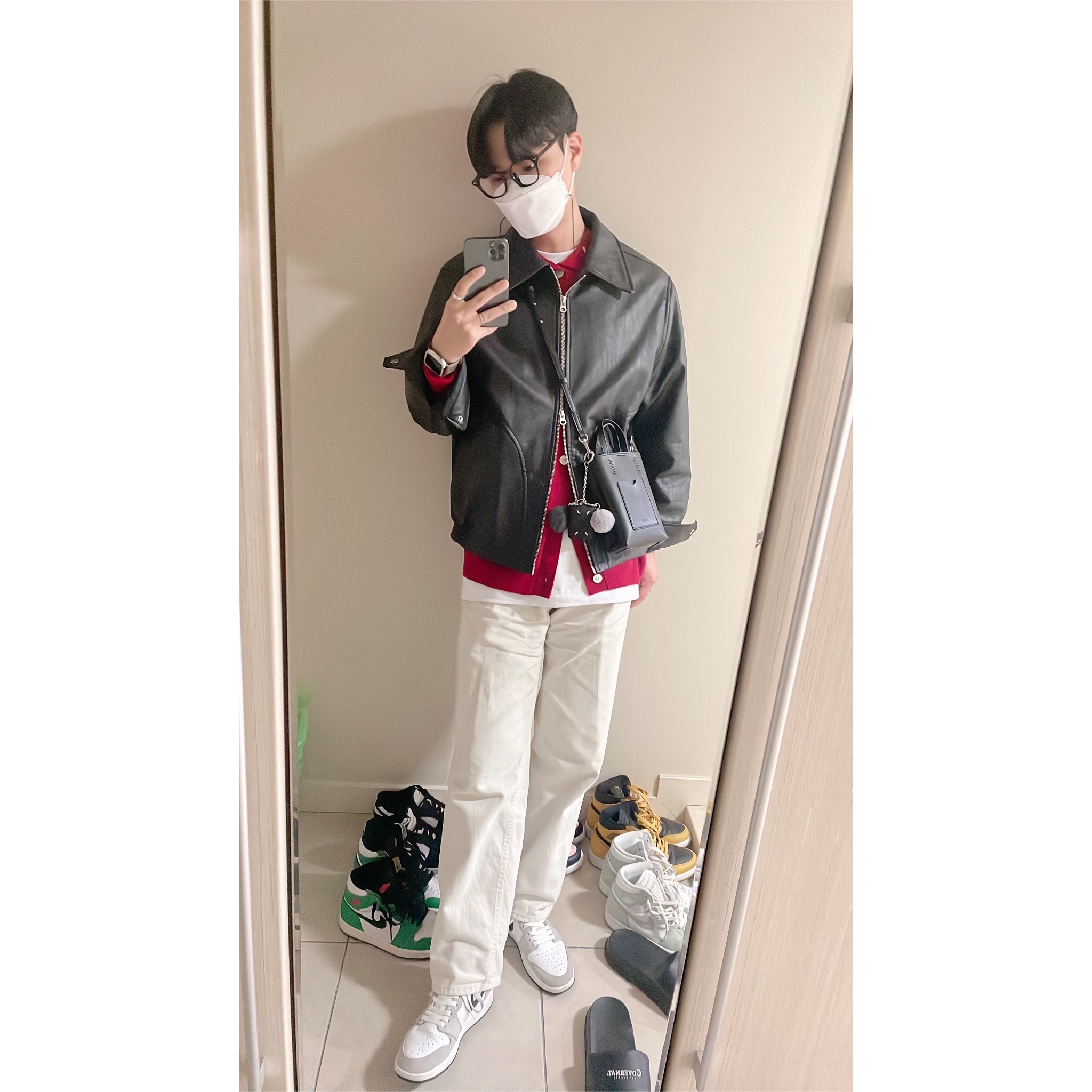 (GS) Jordan 1 Retro High OG Light Smoke Grey 착용 스타일