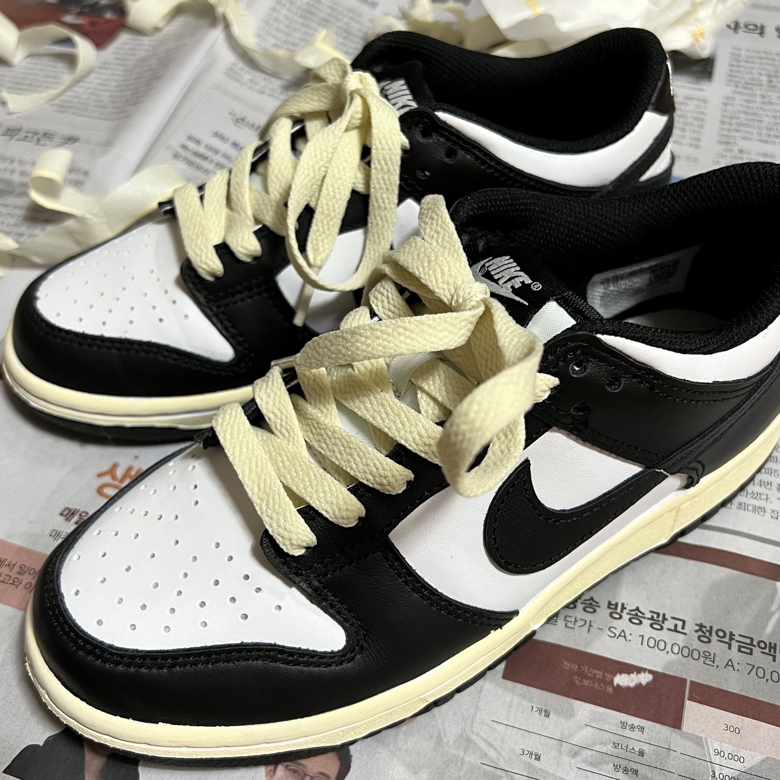 Nike Dunk Low Retro Black, (W) Nike Dunk Low Black 착용 스타일