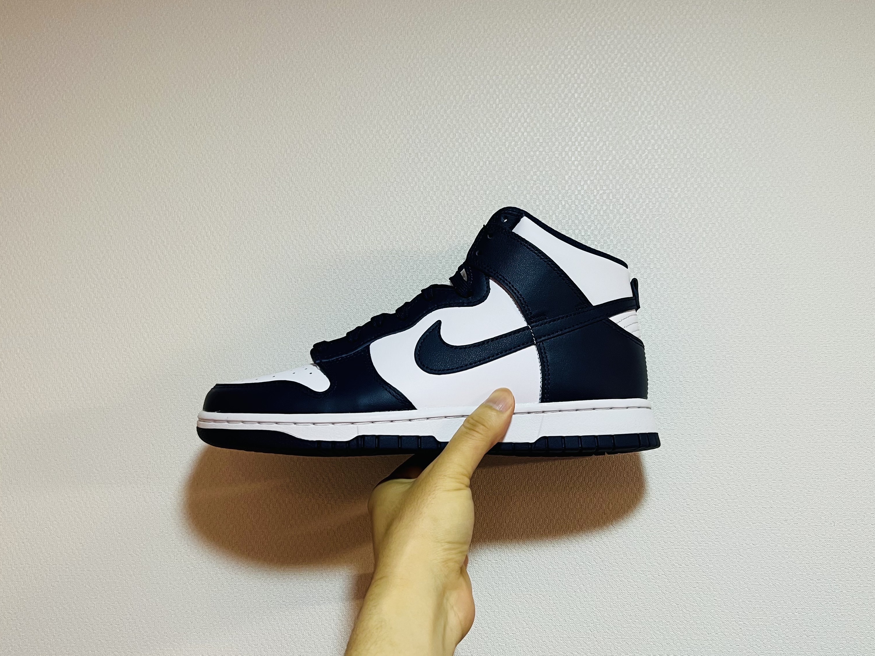 Nike Dunk High Retro Championship Navy 착용 스타일