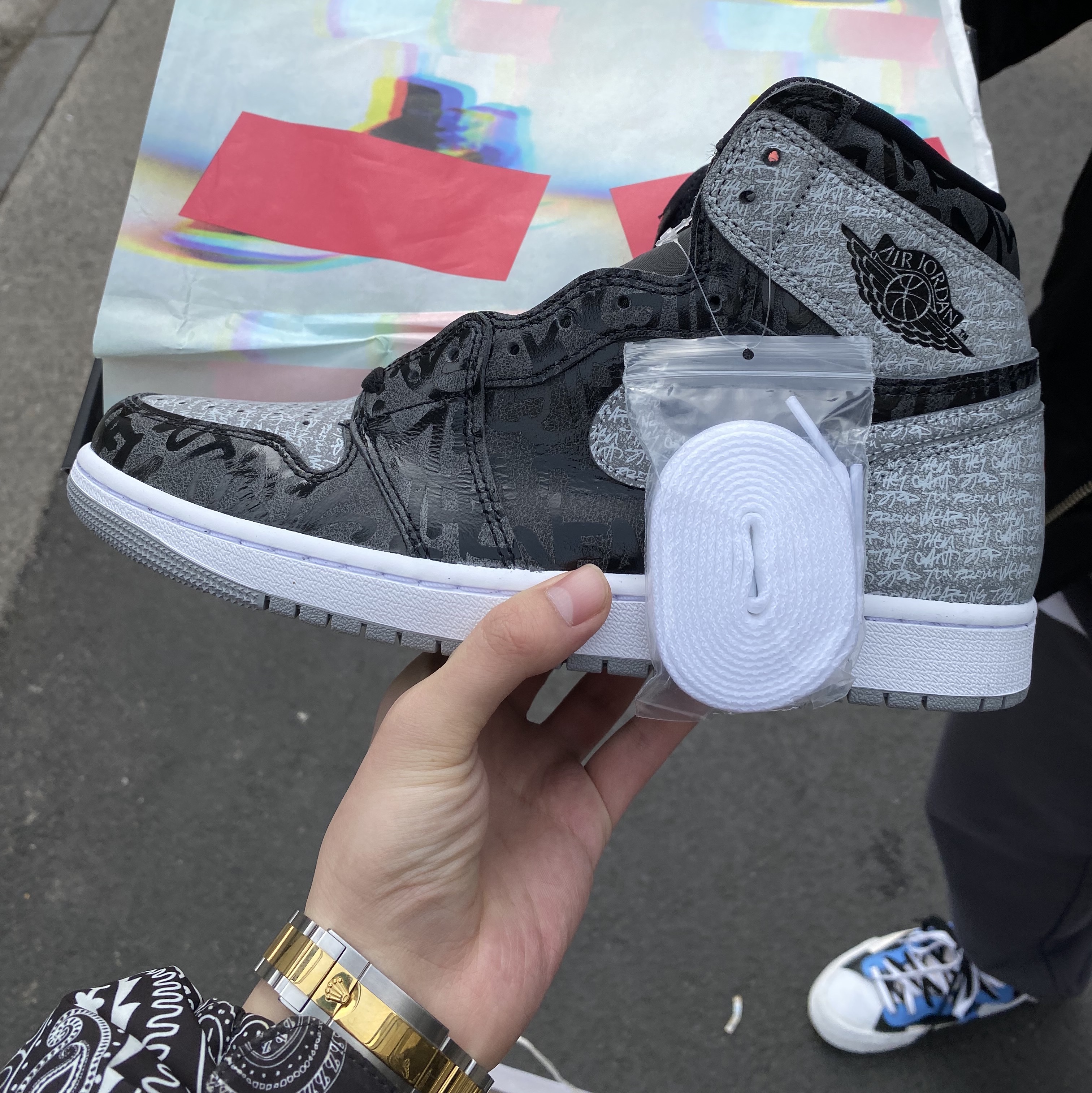 Jordan 1 Retro High OG Rebellionaire 착용 스타일