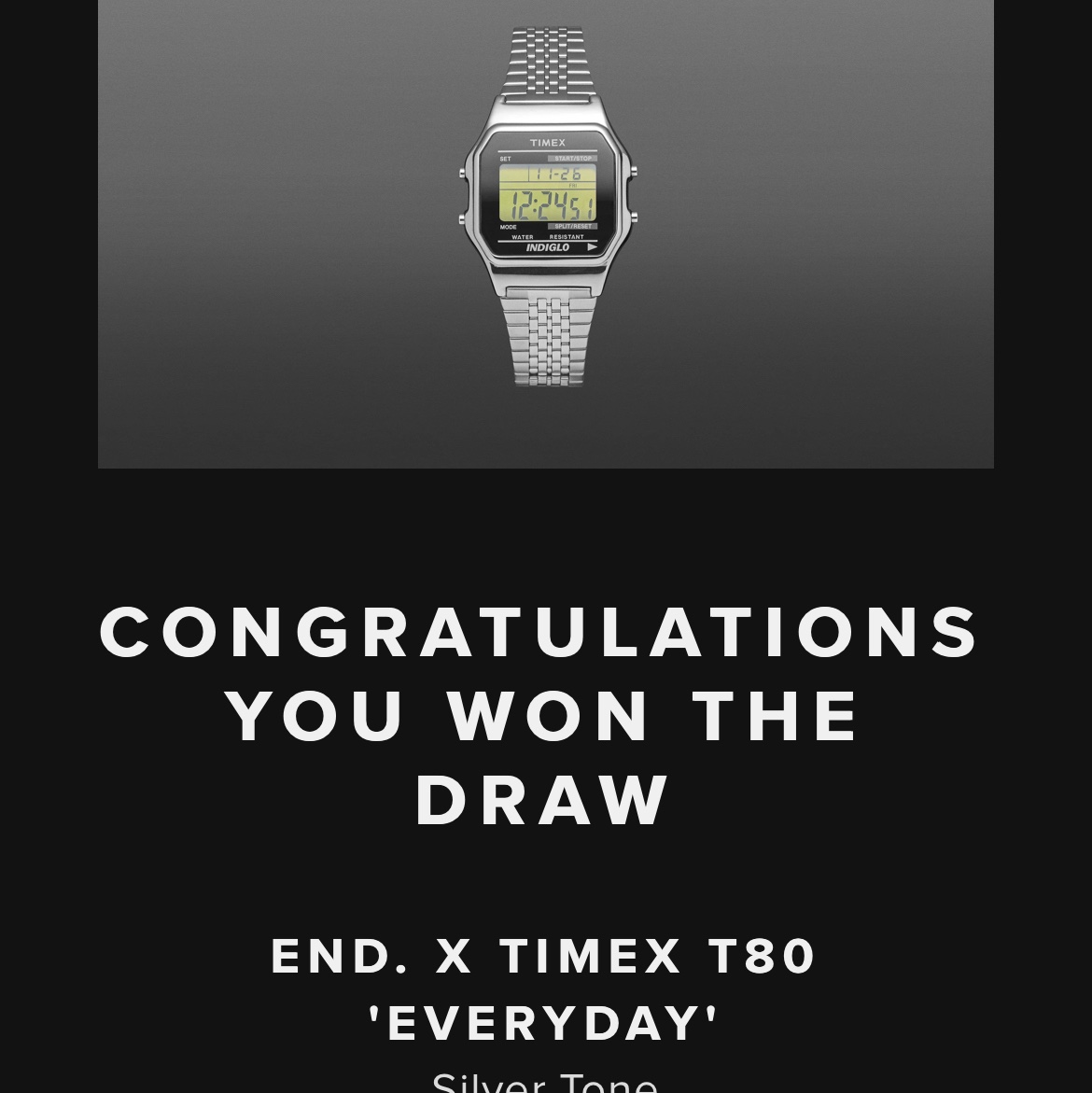 Timex x Supreme Digital Watch Silver - 19FW 착용 스타일