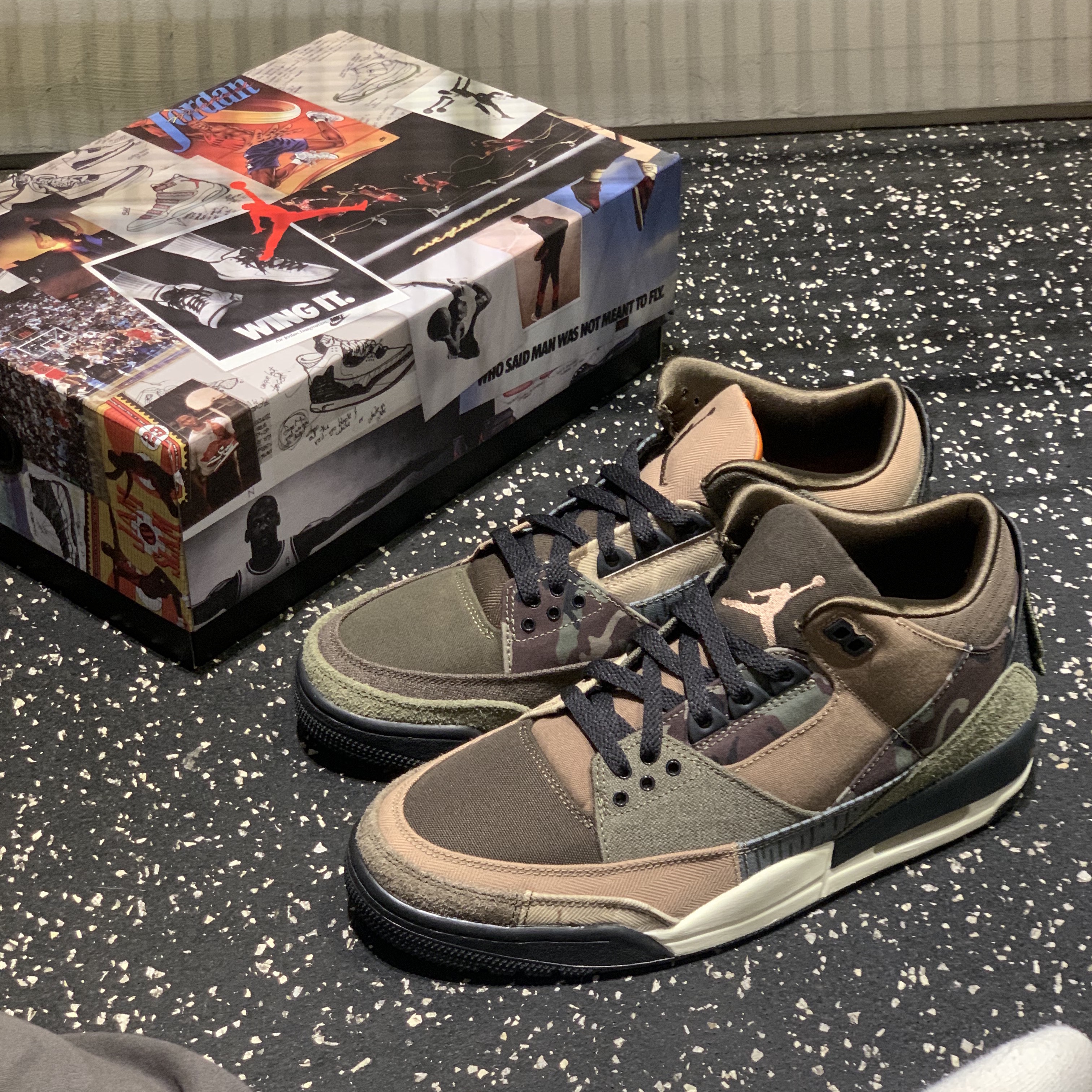 Jordan 3 Retro SE Patchwork 착용 스타일 - 1