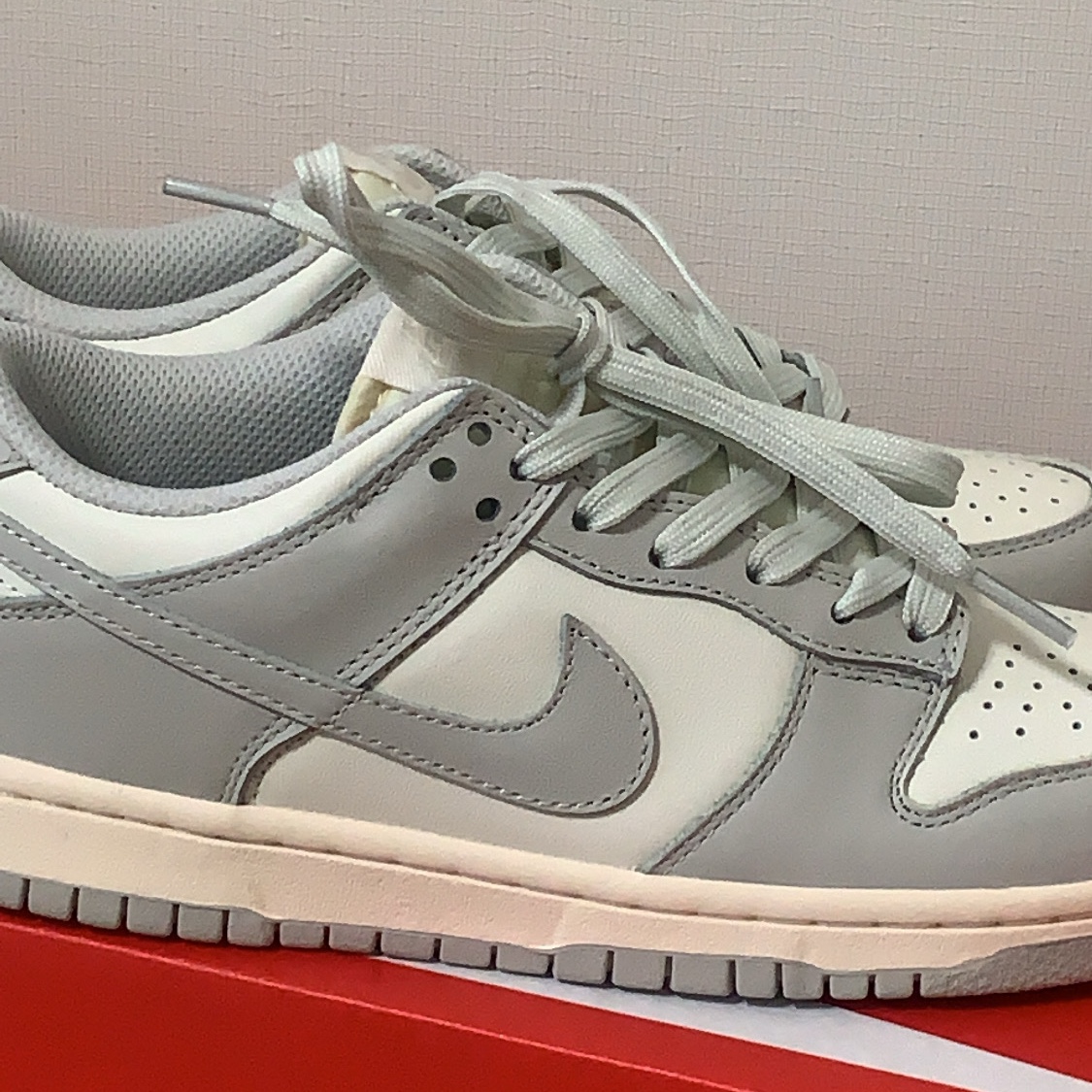 (W) Nike Dunk Low Light Bone 착용 스타일