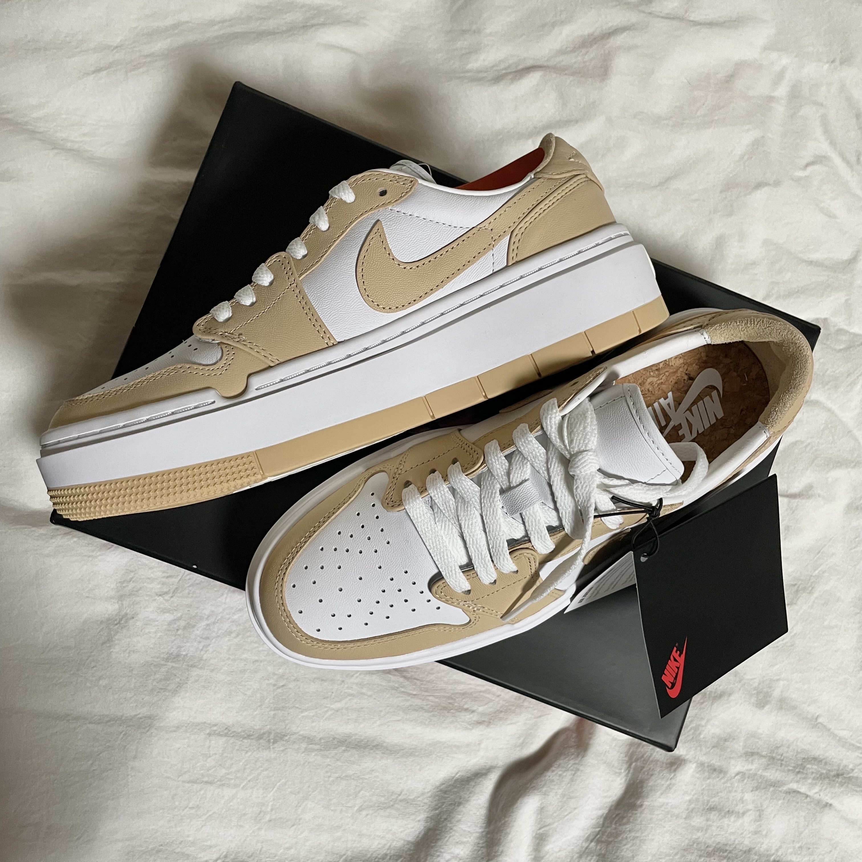 (W) Jordan 1 Elevate Low White Onyx 착용 스타일