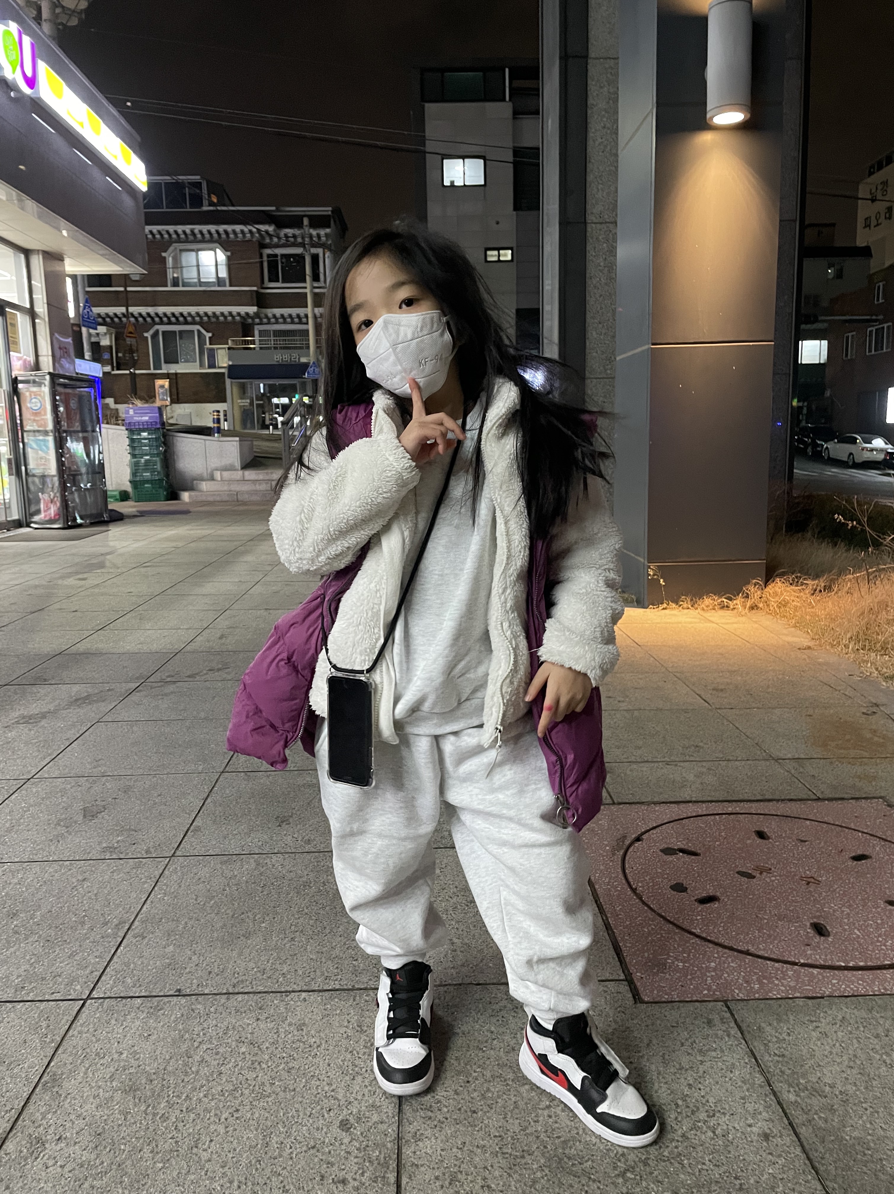 Nike x Sacai VaporWaffle Sesame and Blue Void 착용 스타일 - 3