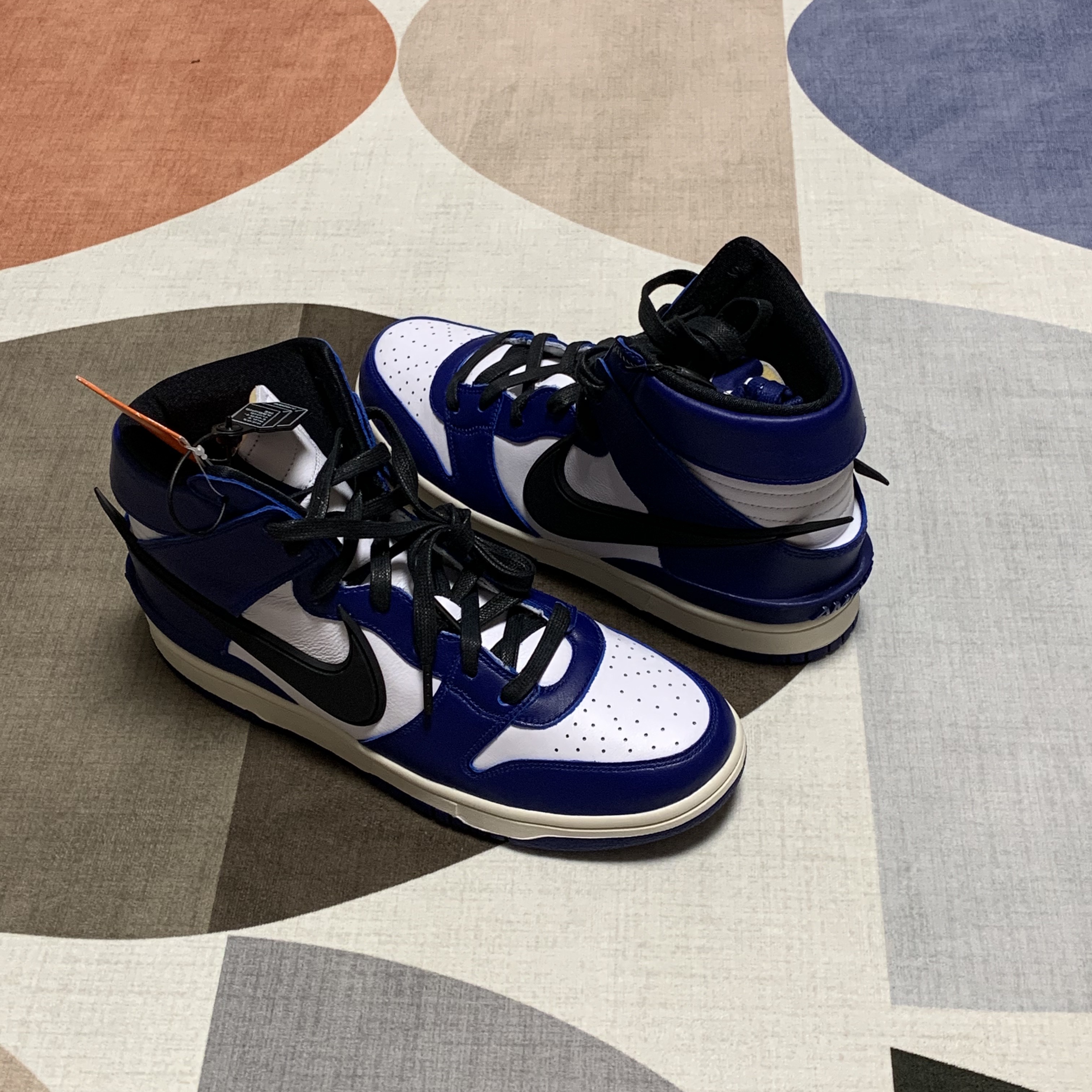 Nike x Ambush Dunk High Deep Royal Blue 착용 스타일 - 4