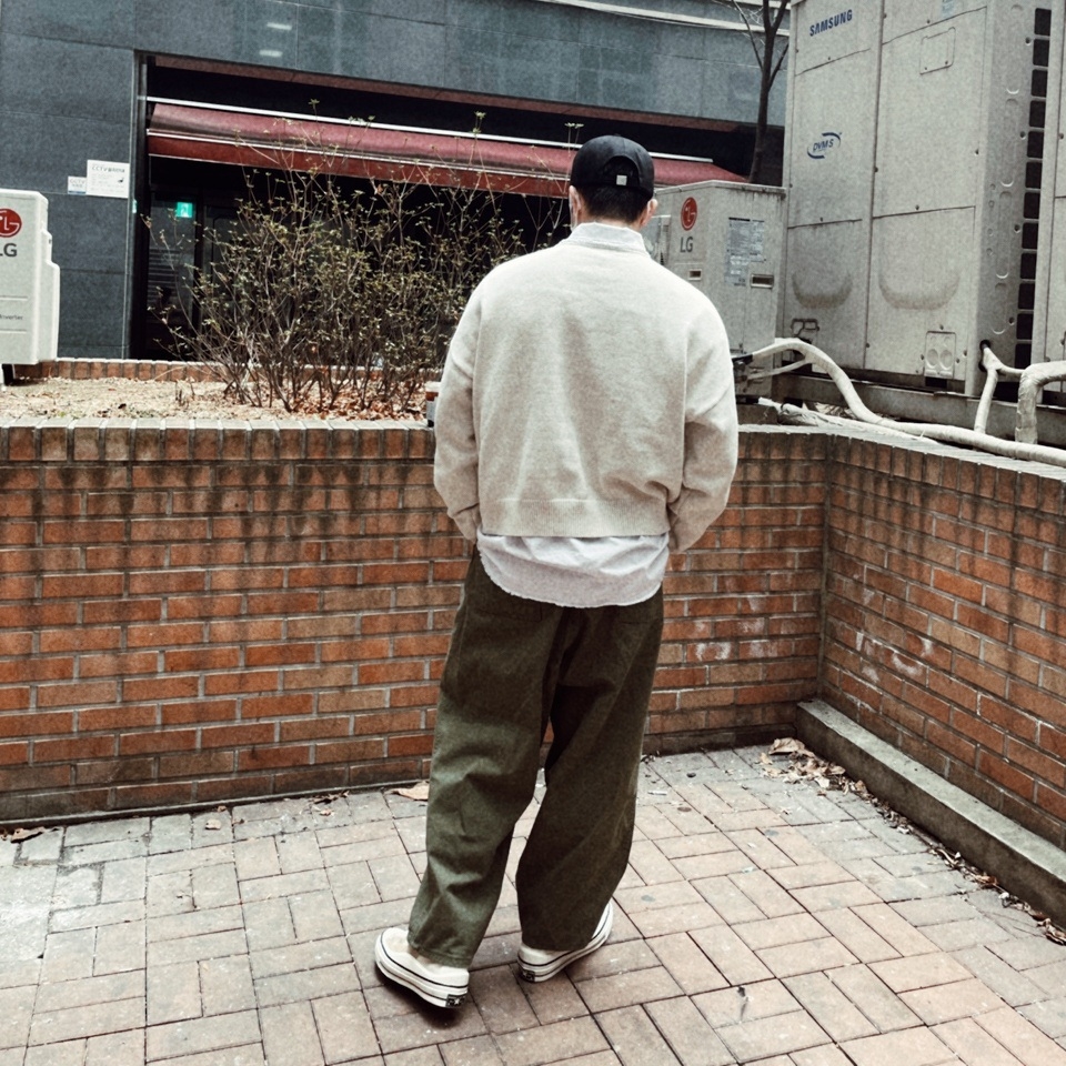 Converse x Kim Jones Chuck 70 Utility Wave High Natural Ivory 착용 스타일 - 2