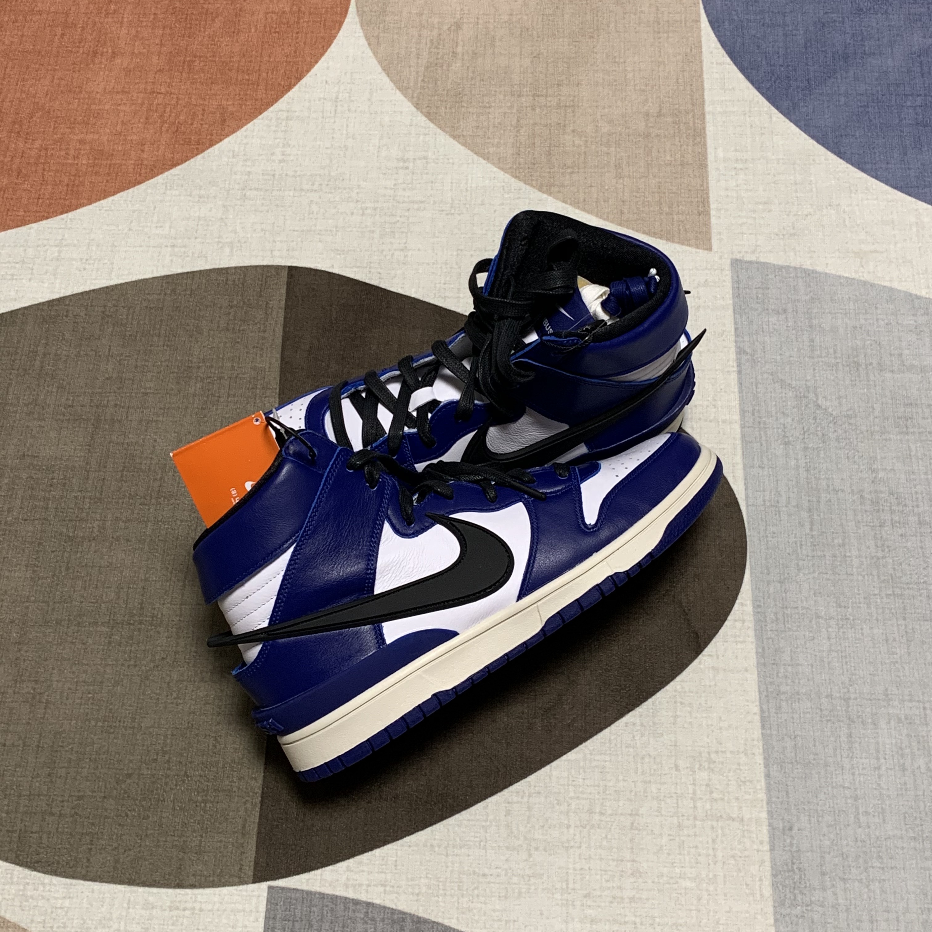 Nike x Ambush Dunk High Deep Royal Blue 착용 스타일 - 3